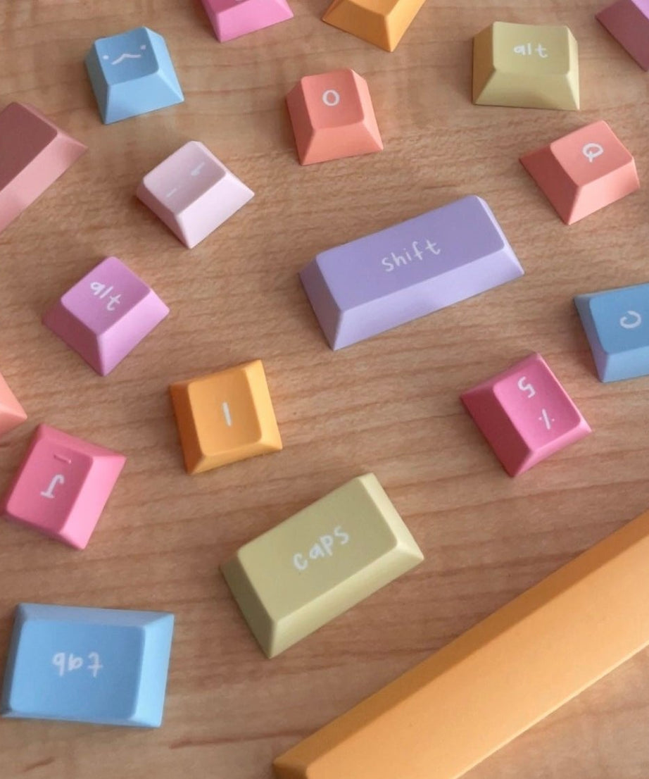 Rainbow Candy Keycaps | Designed by sleepy.tofu