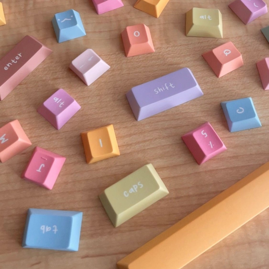 Rainbow Candy Keycaps | Designed by sleepy.tofu