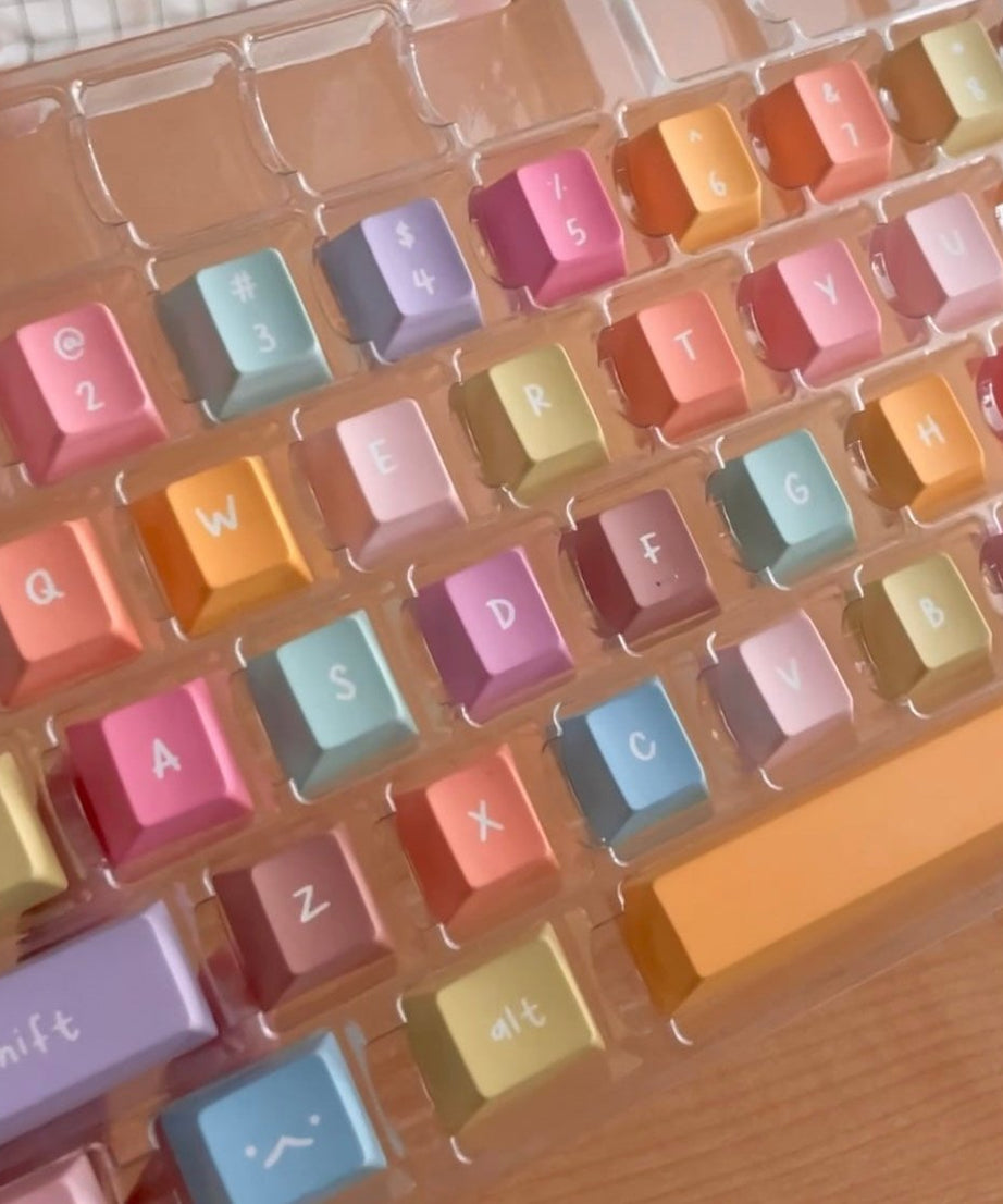 Rainbow Candy Keycaps | Designed by sleepy.tofu