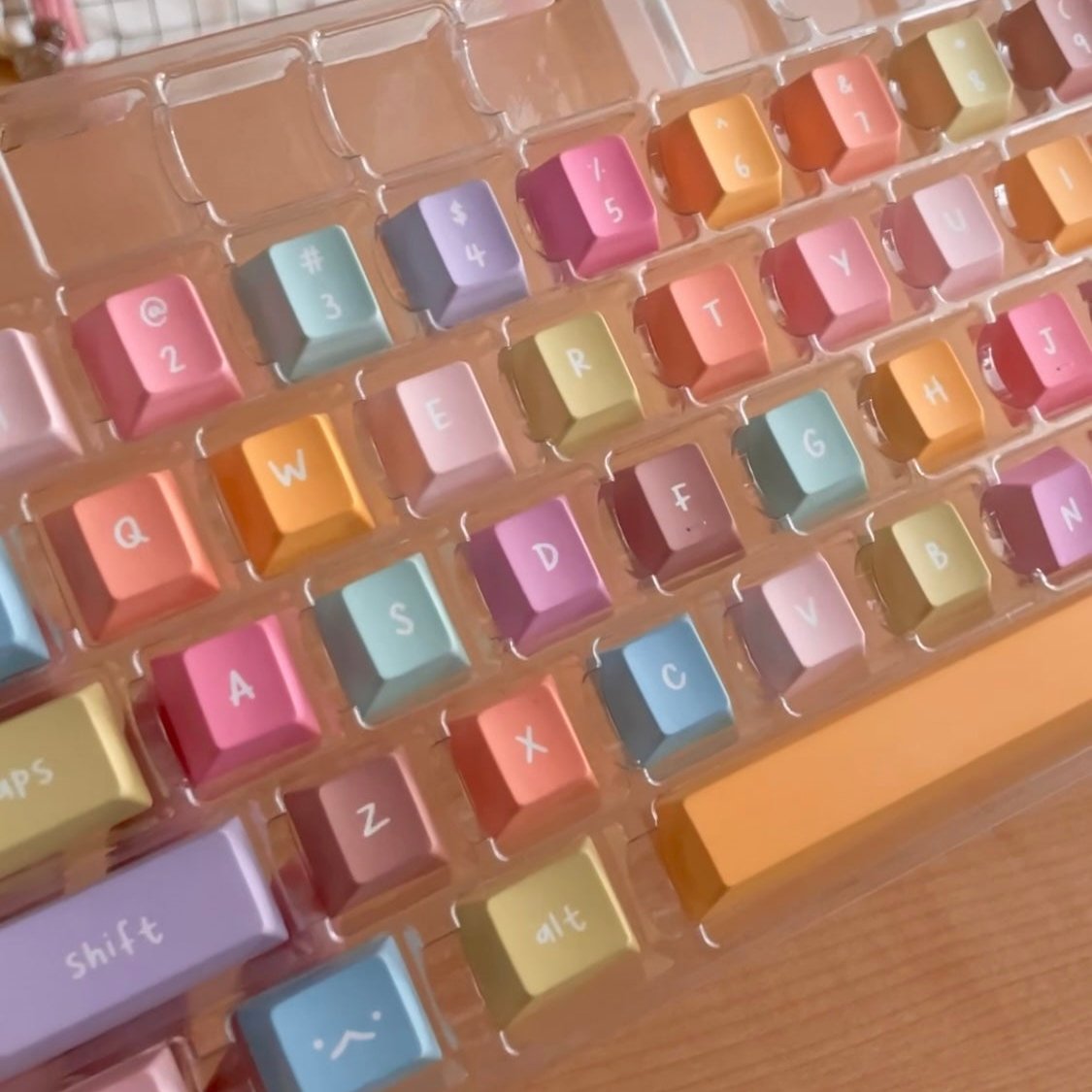 Rainbow Candy Keycaps | Designed by sleepy.tofu