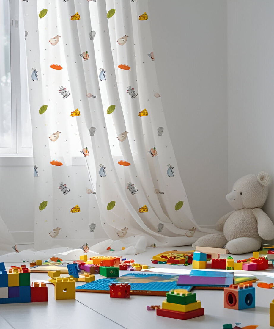 Ratatoille Themed Baby Room Curtain