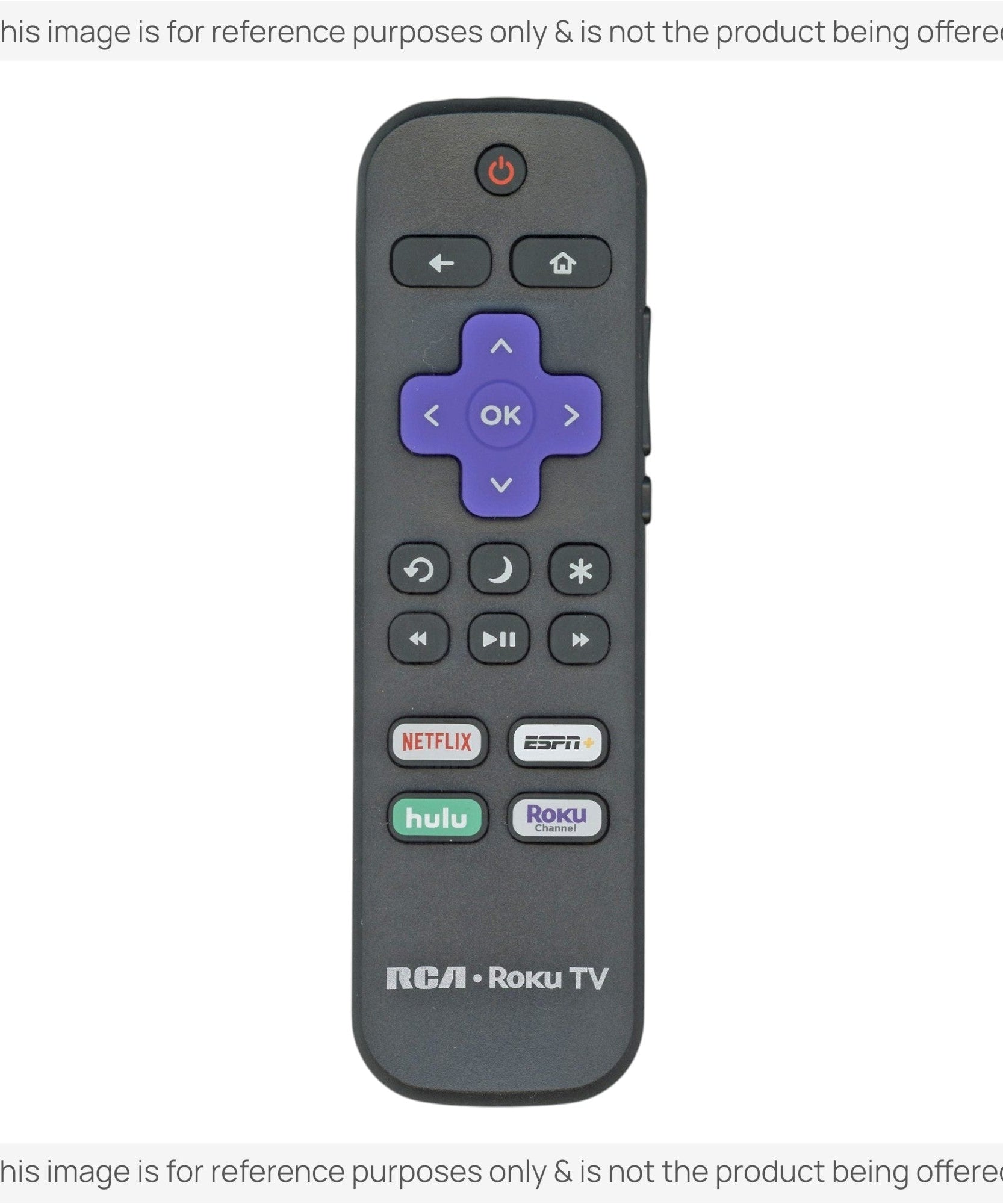Substitute for RCA 101018E0054 ROKU TV Remote Control [RRLF16]
