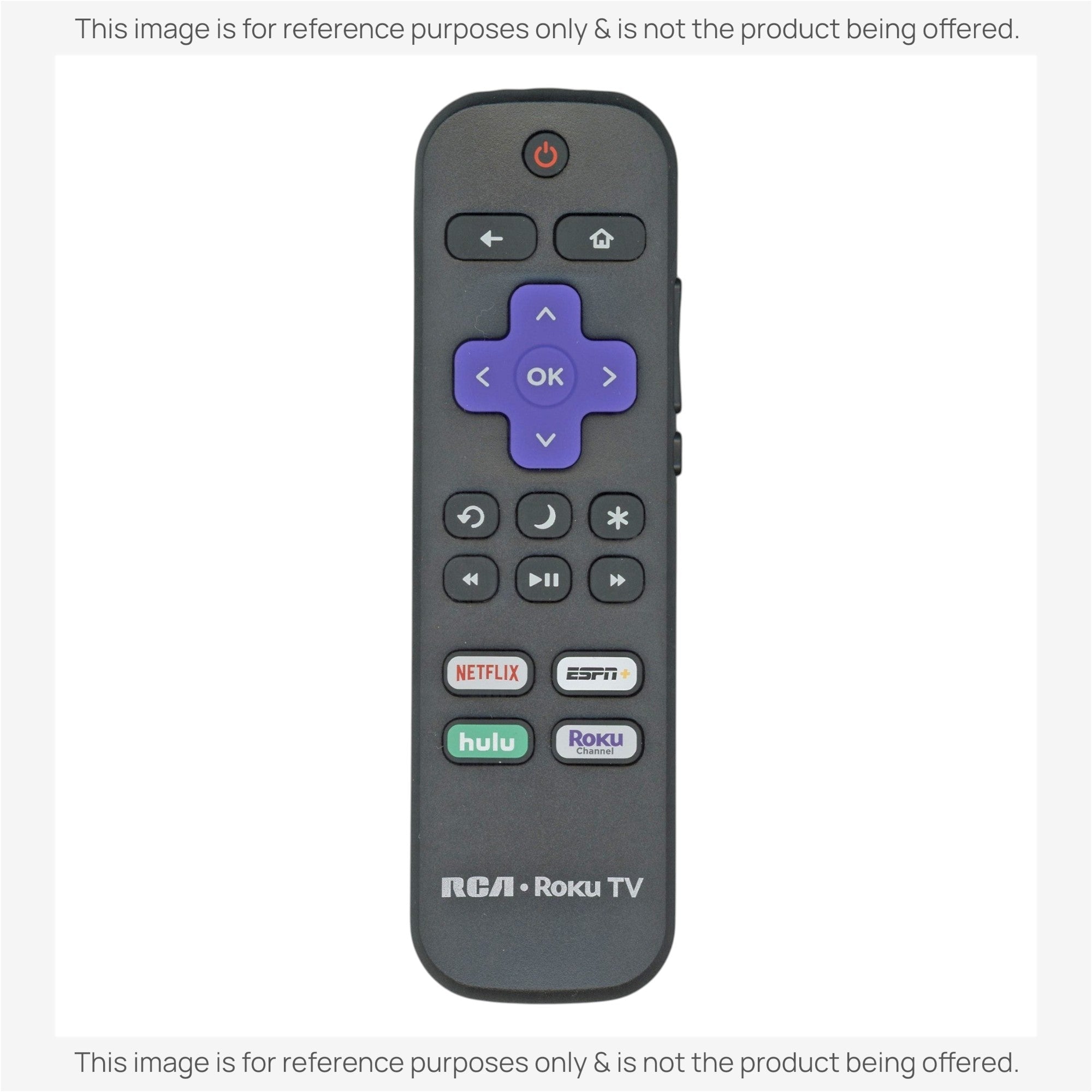 Substitute for RCA 101018E0054 ROKU TV Remote Control [RRLF16]