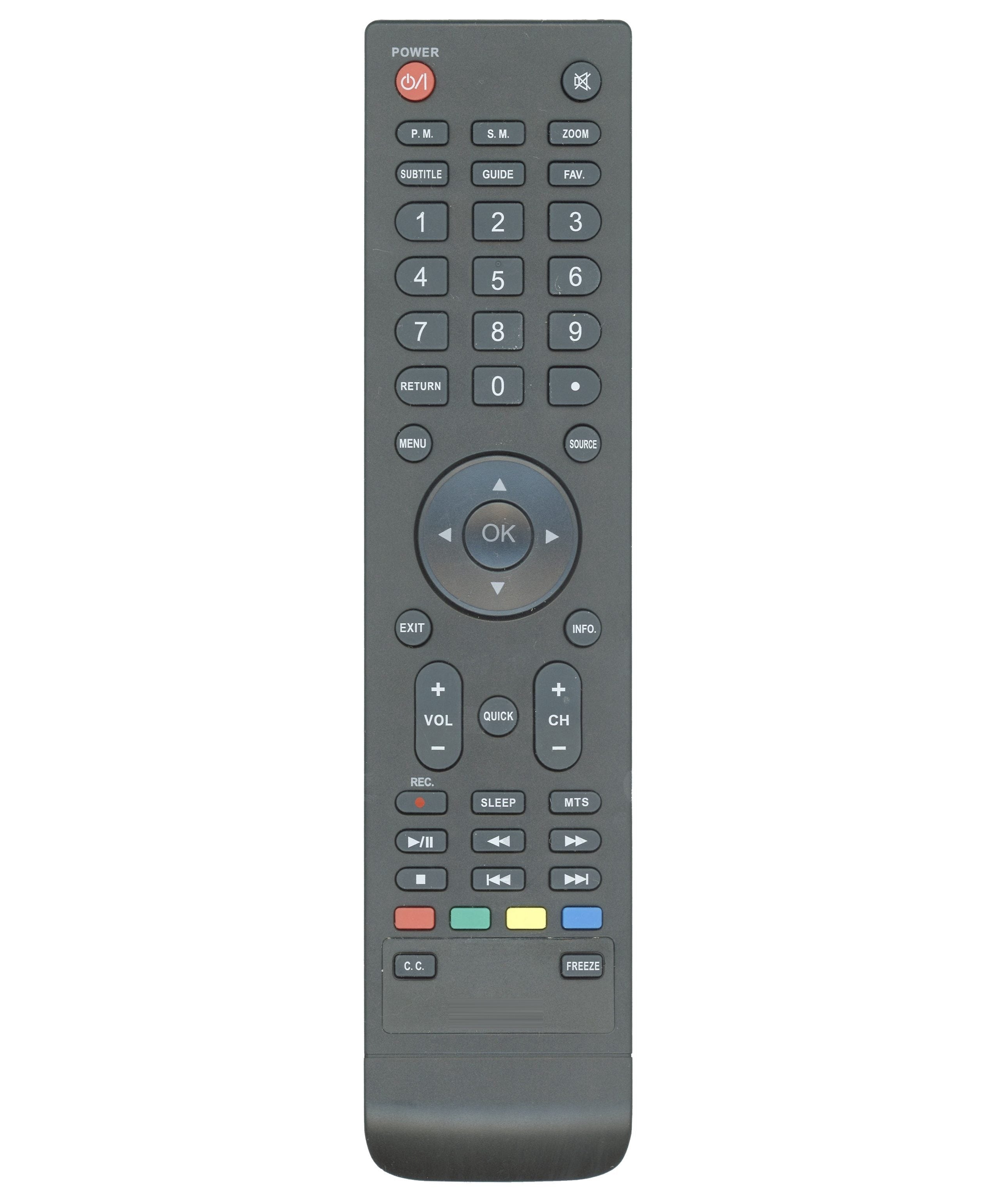 RCA 539C262129W000 TV Remote Control