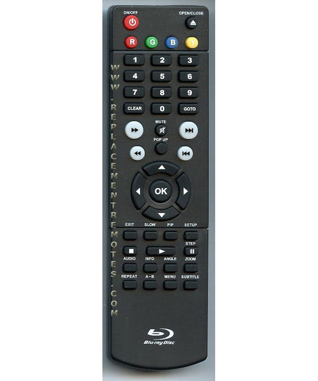 RCA BRC11072E REMOTE Blu-ray Remote Control