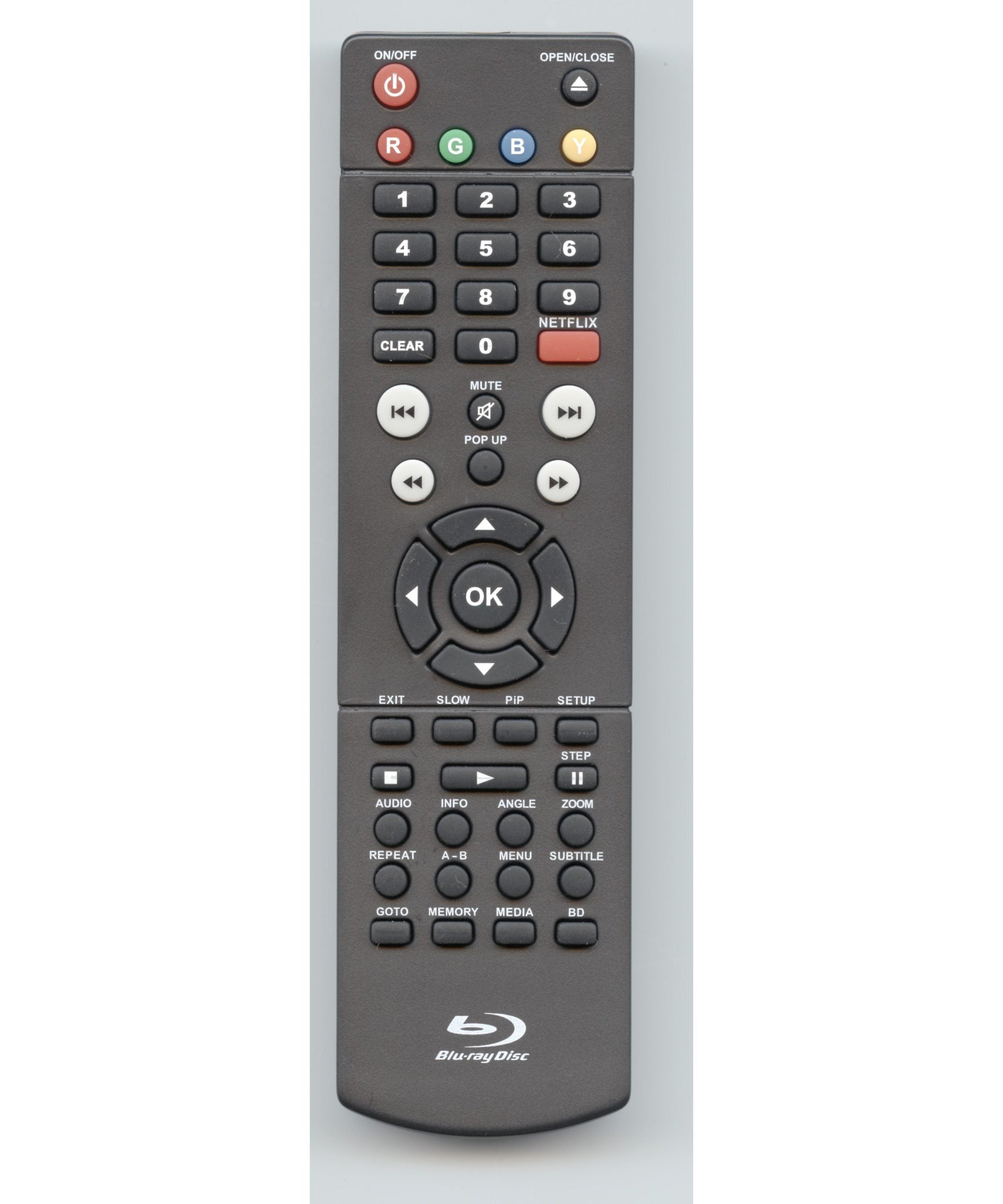 RCA BRC11082E Blu-ray Remote Control