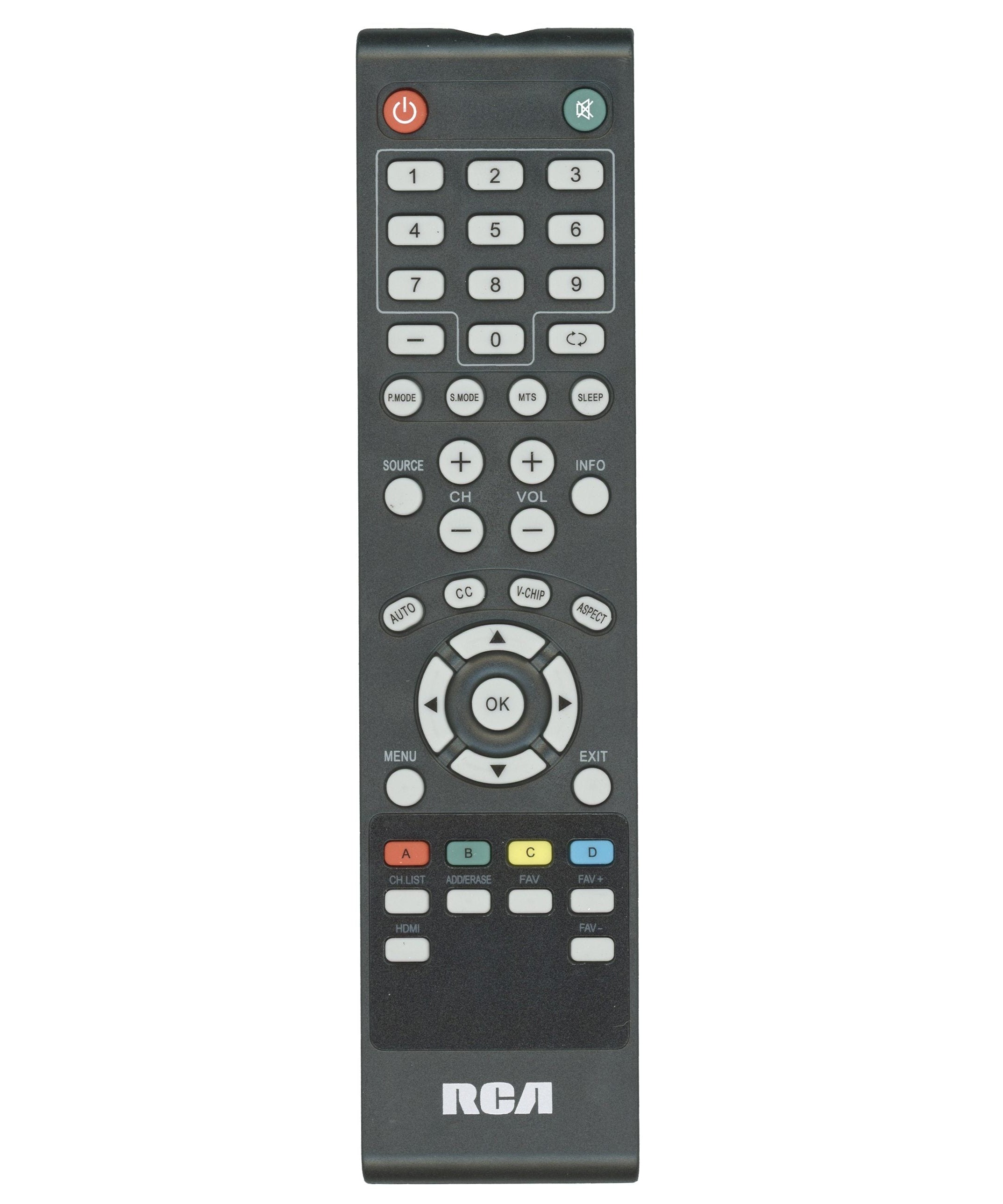 RCA FB04REM TV Remote Control - FB04REM