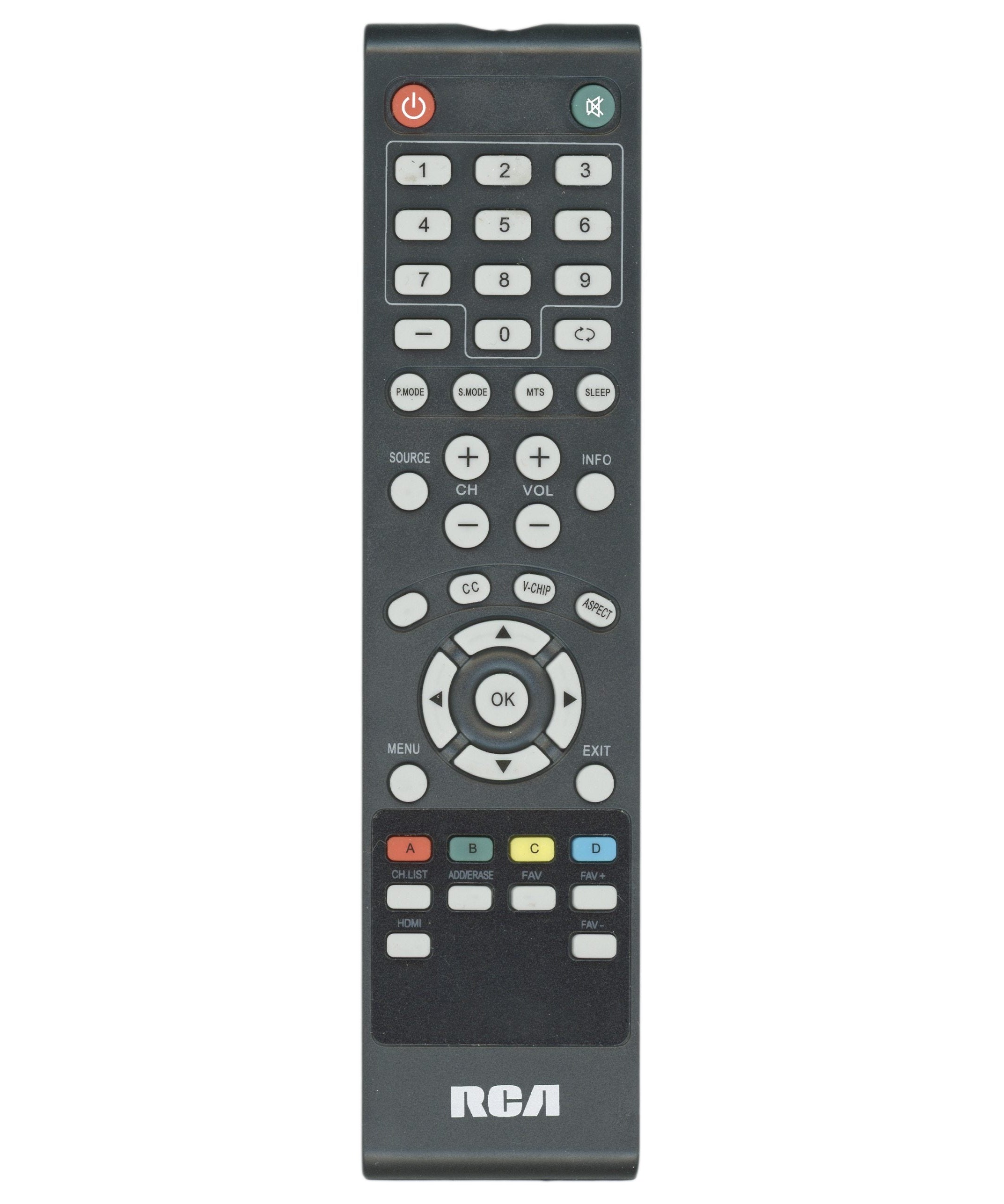 RCA RCA027D TV Remote Control