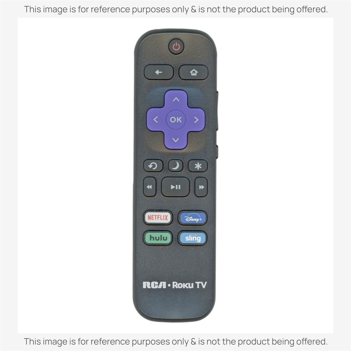 Substitute for RCA RC-AFIR ROKU TV Remote Control [RRLF16]