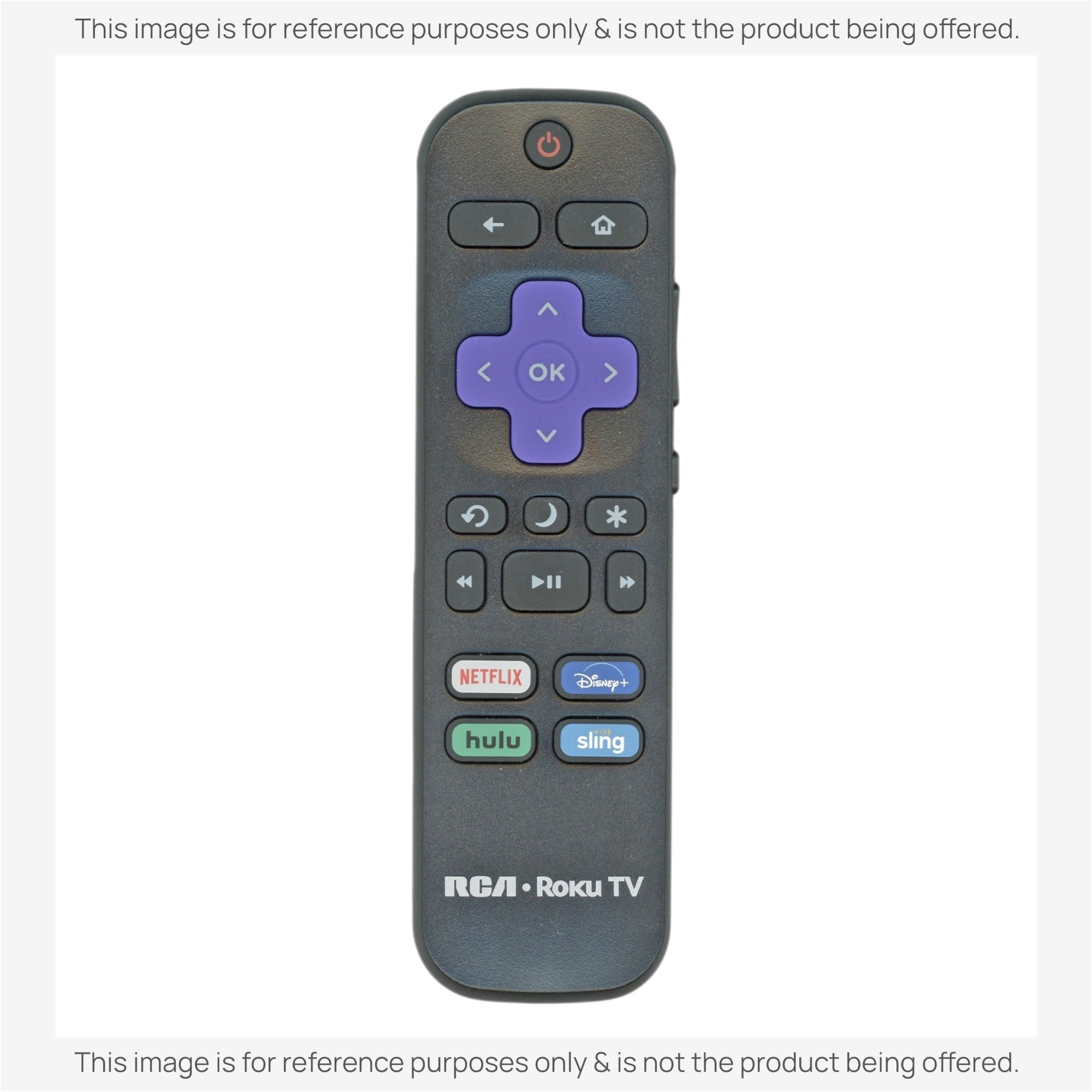 Substitute for RCA RC-AFIR ROKU TV Remote Control [RRLF16]