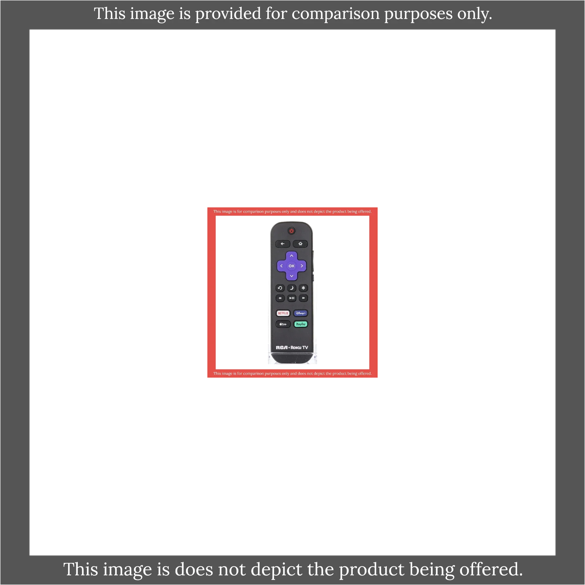 Substitute for RCA RC-ALIR 2022 ROKU TV Remote Control 3226001028 [RRLF26]