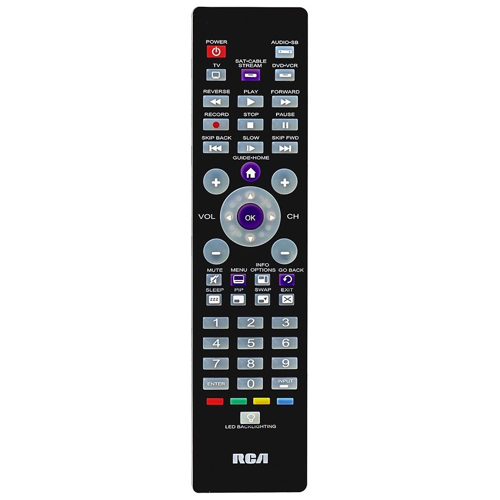 Substitute for RCA RCR004RWD 4-Device Universal Remote Control [RRUR01]