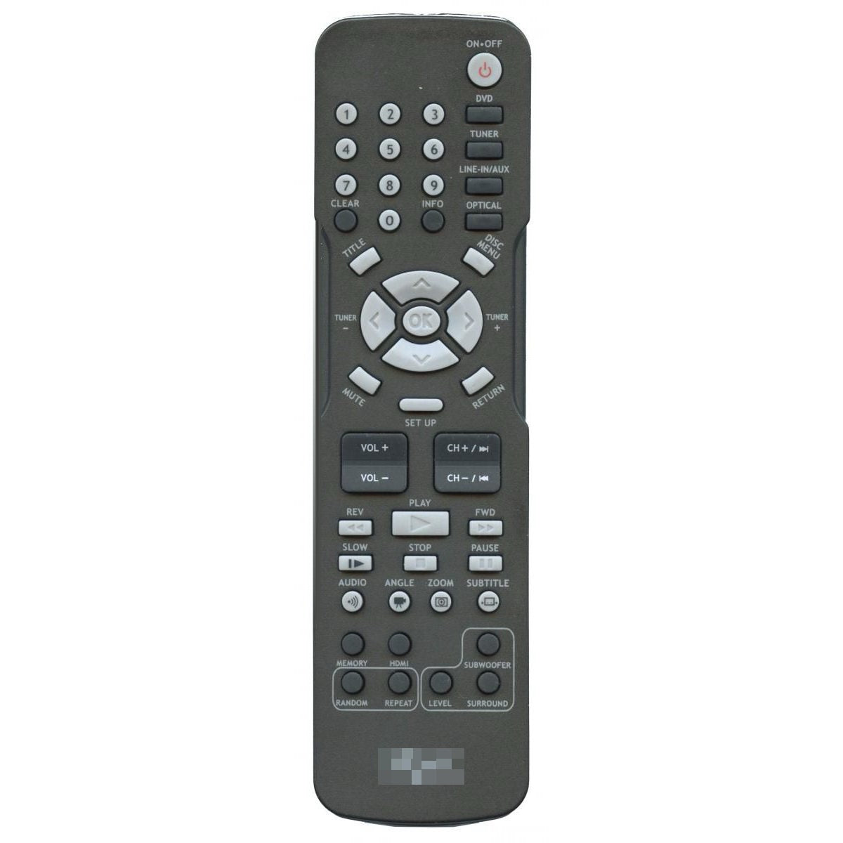 RCA RCR192AA10 Home Theater Remote Control