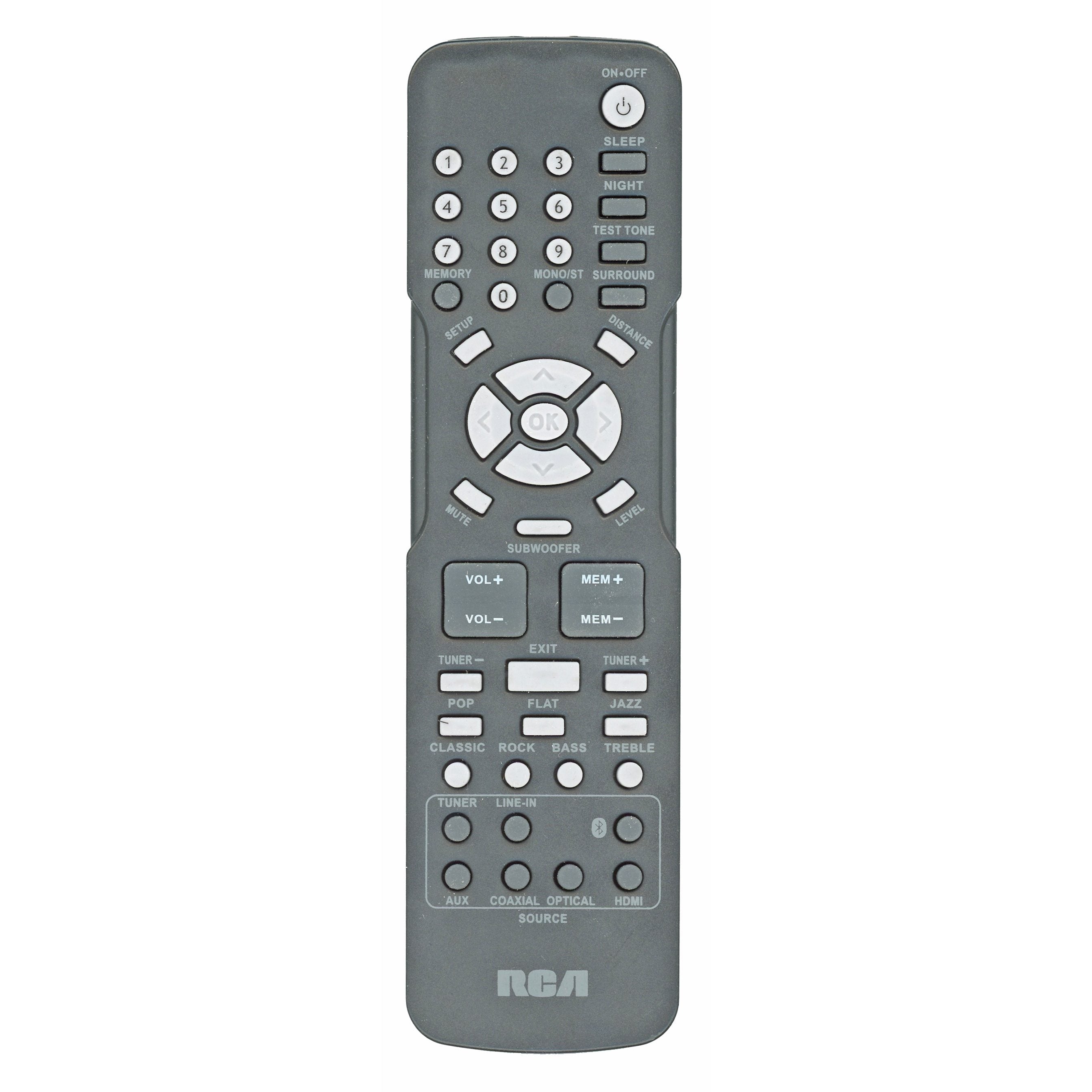 RCA RCR192AB2 Home Theater Remote Control