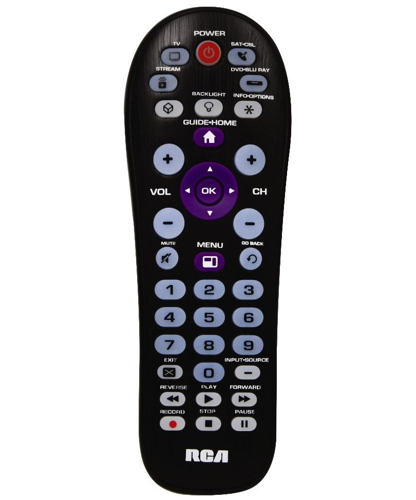 Substitute for RCA RCR414BHZ3V RemoteStreaming 4-Device Universal Remote Control [RRUR01]