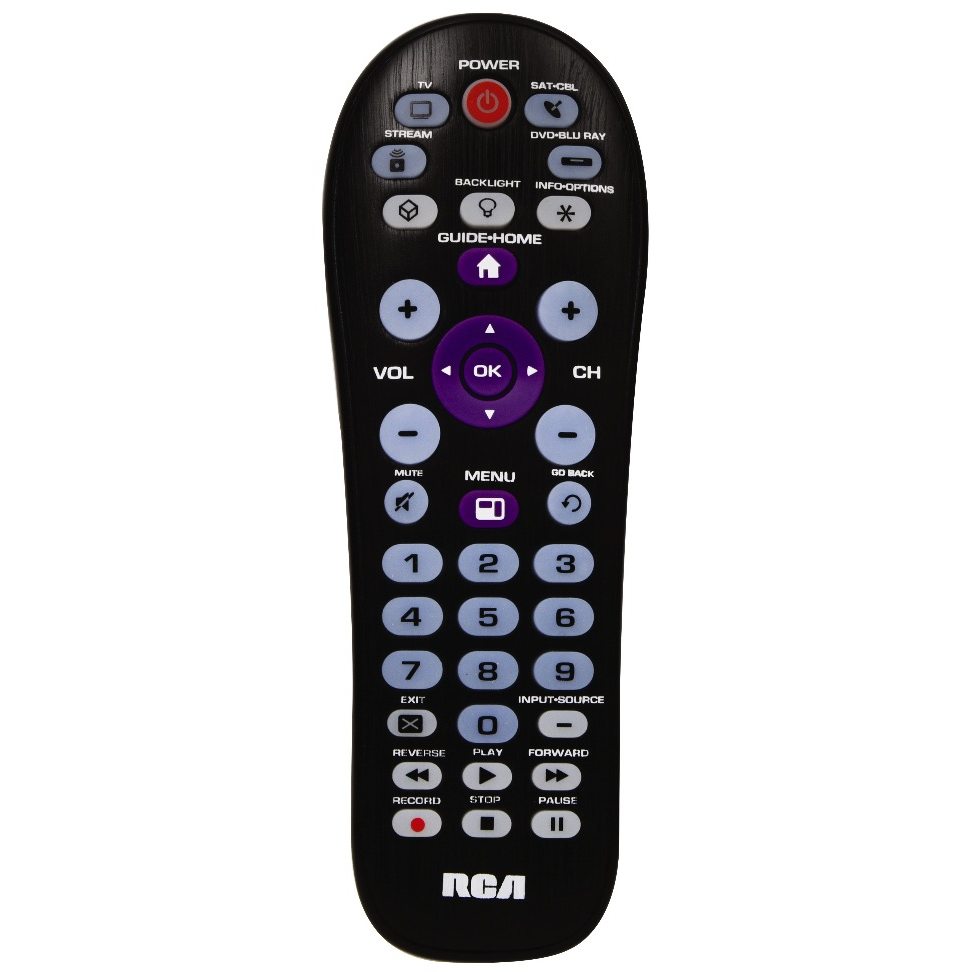 Substitute for RCA RCR414BHZ3V RemoteStreaming 4-Device Universal Remote Control [RRUR01]