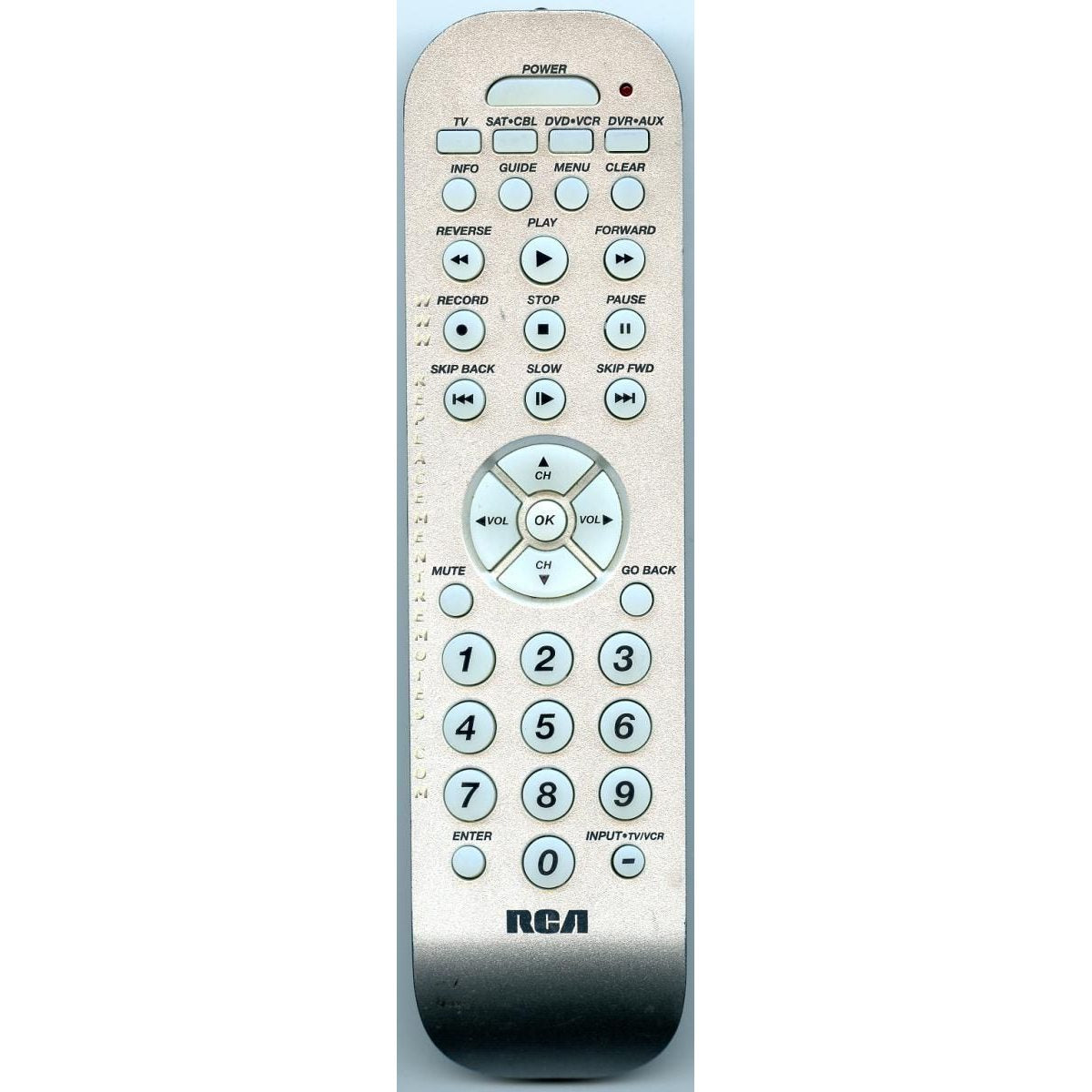 Substitute for RCA RCR4373 4-Device Universal Remote Control [RRU401]