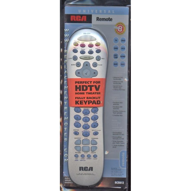 Substitute for RCA RCR812 Advanced Universal Remote Control [RRU401]
