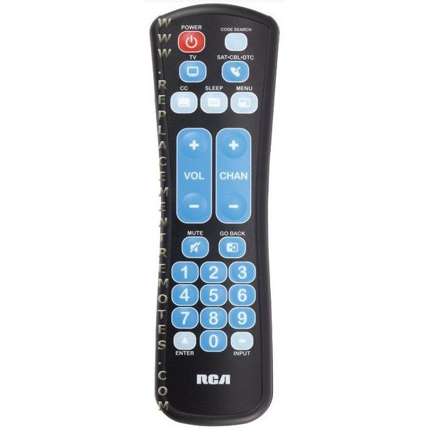 Substitute for RCA RCRHM02BR 1-Device Universal Remote Control [RRHC100]