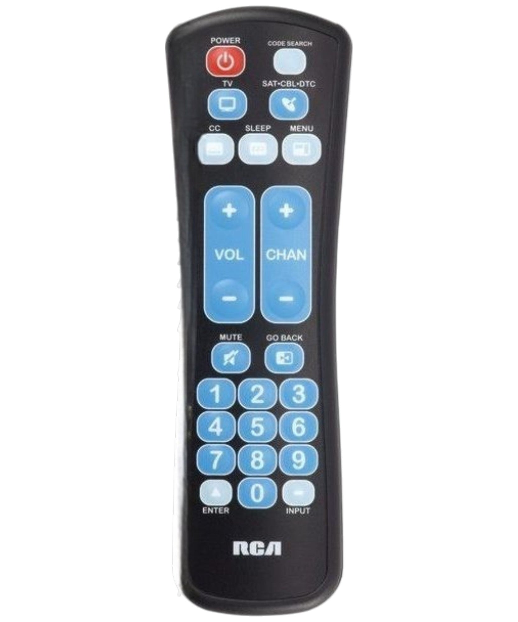 Substitute for RCA RCRHM02BR Membrane 1-Device Universal Remote Control [RR1003]