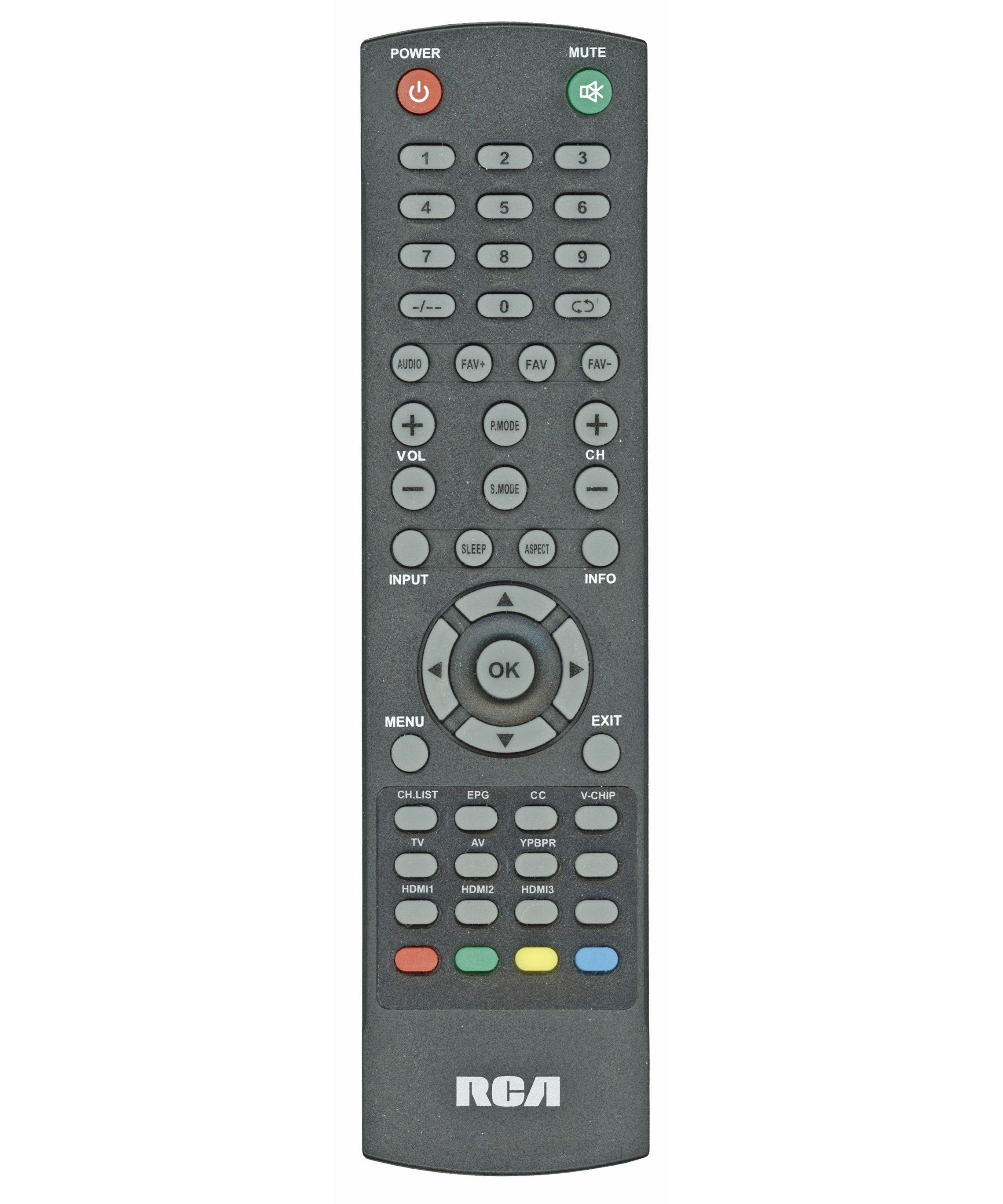 RCA RCRLDED001 TV Remote Control