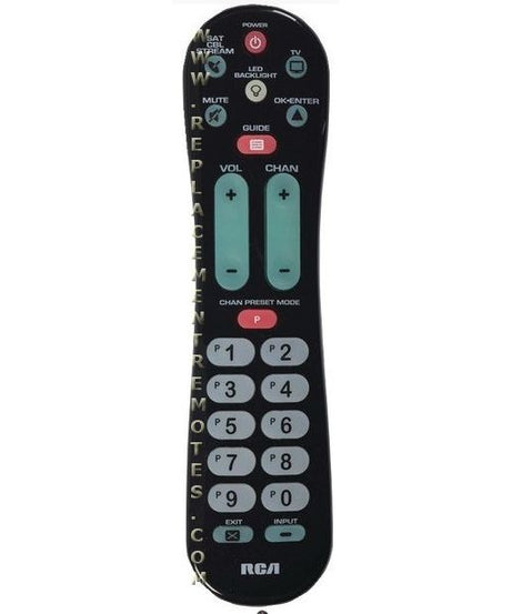 Substitute for RCA RCRPS02GR 1-Device Universal Remote Control [RRH100]