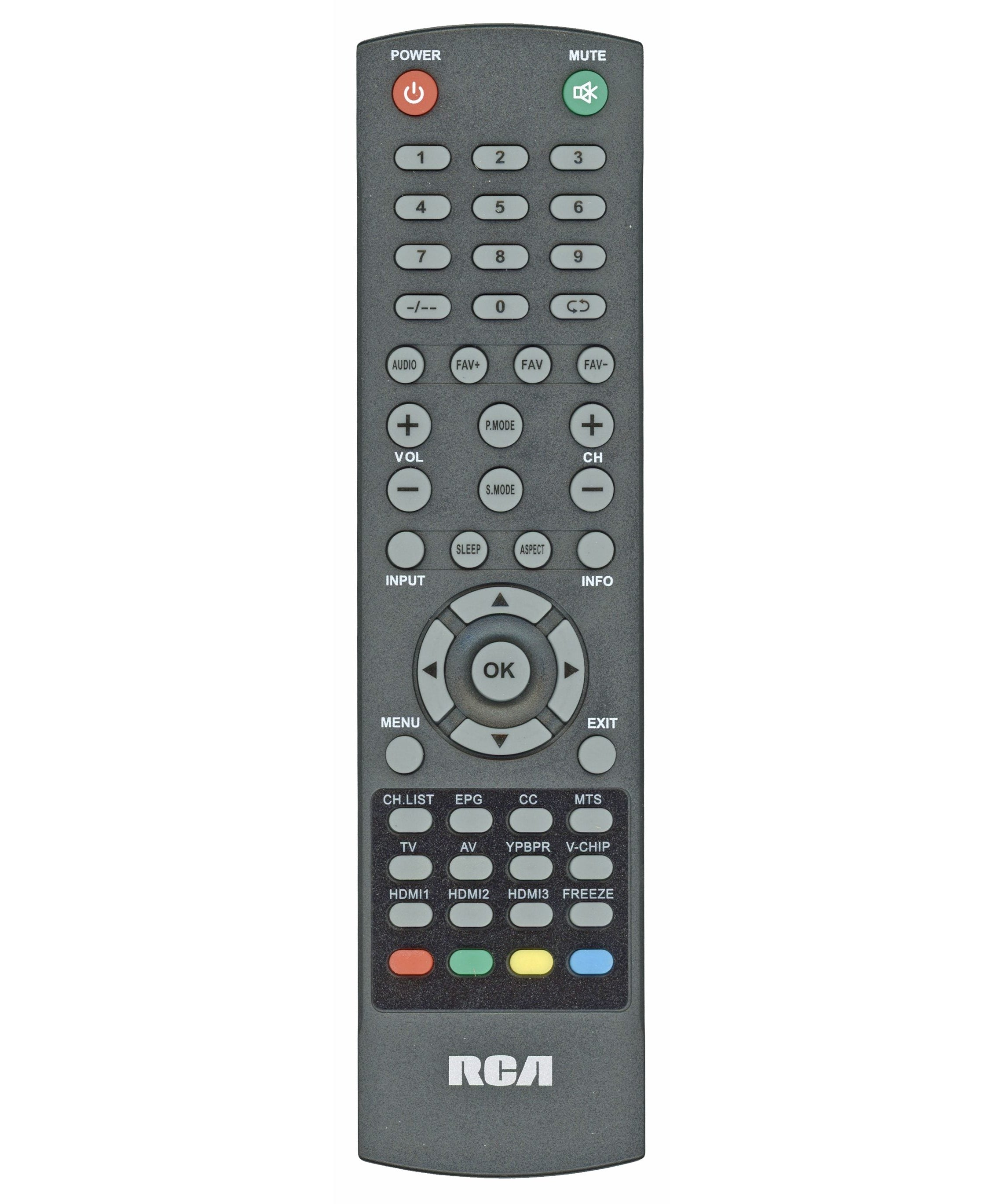 RCA RCRTU001 TV Remote Control