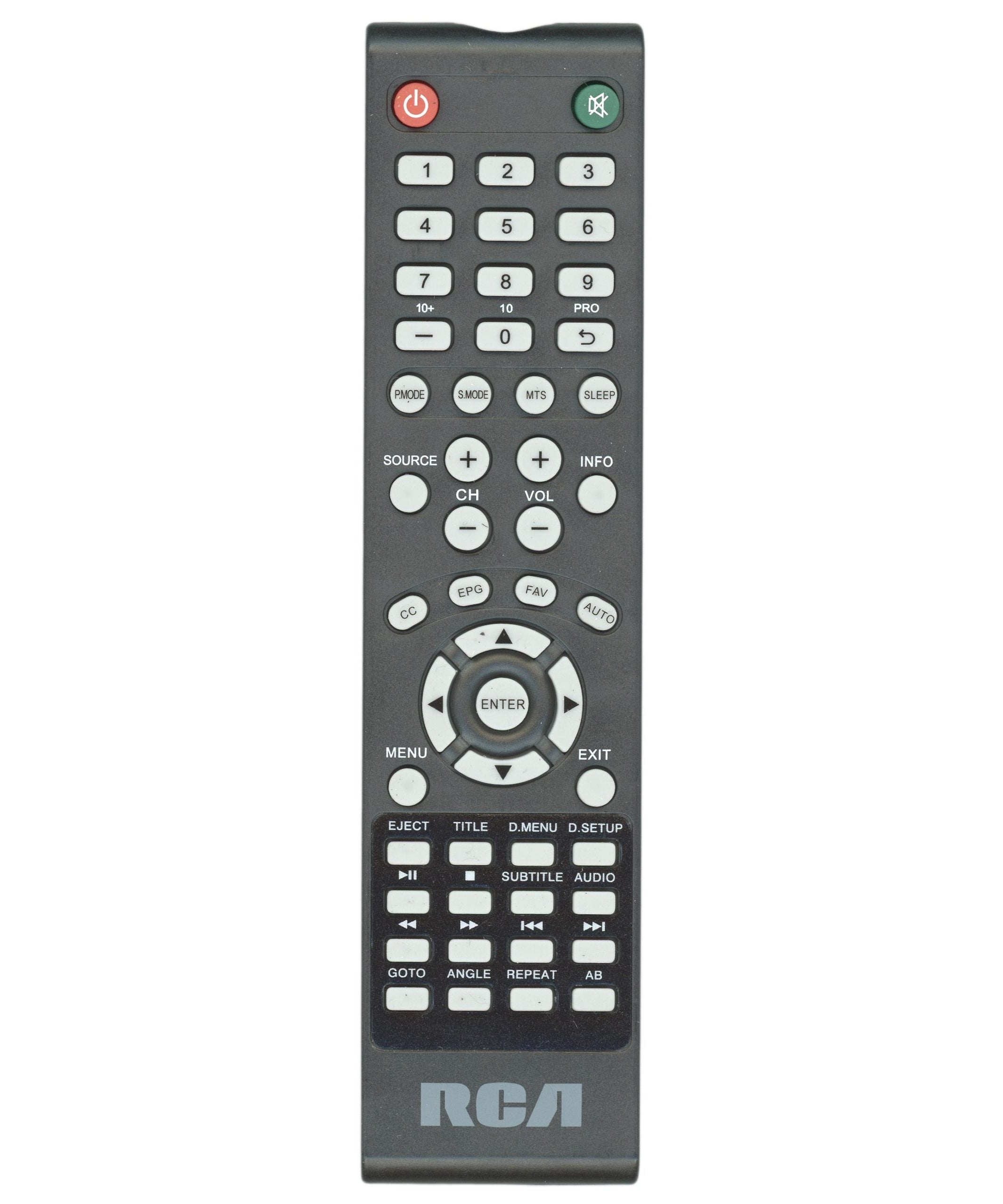 RCA RLDEDV4001Arem TV/DVD Remote Control