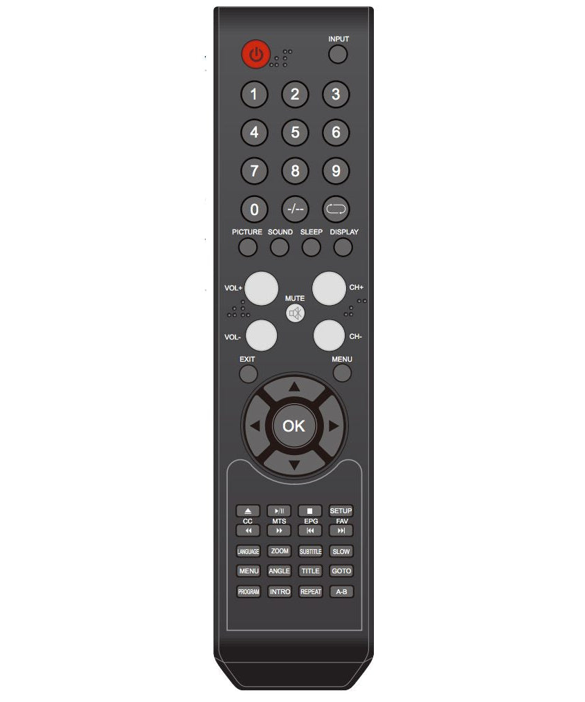 RCA RLEDV2238ABrem TV/DVD Remote Control