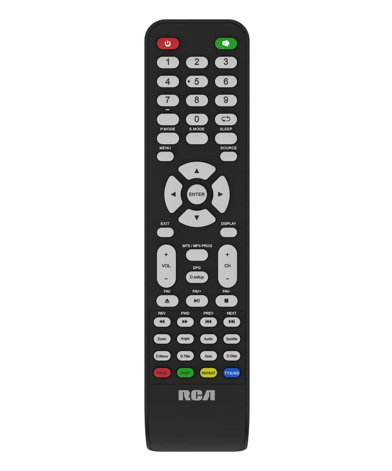 RCA RTDVD2409REM TV/DVD Remote Control