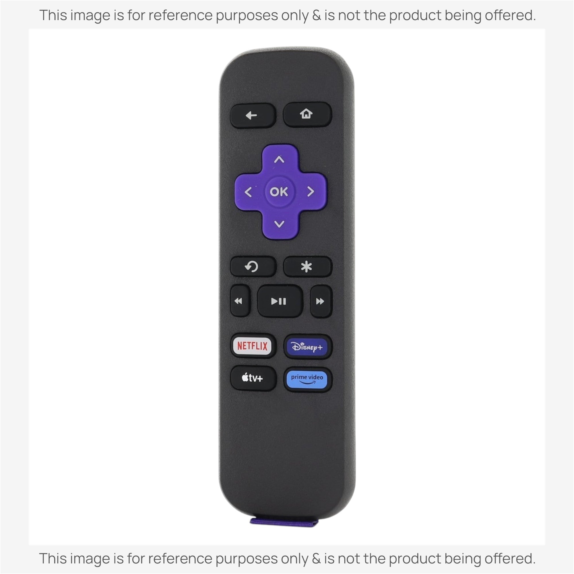 Substitute for Roku RC-ALIR / EXPRESS Streaming Remote Control 3026000188 [RRST01]