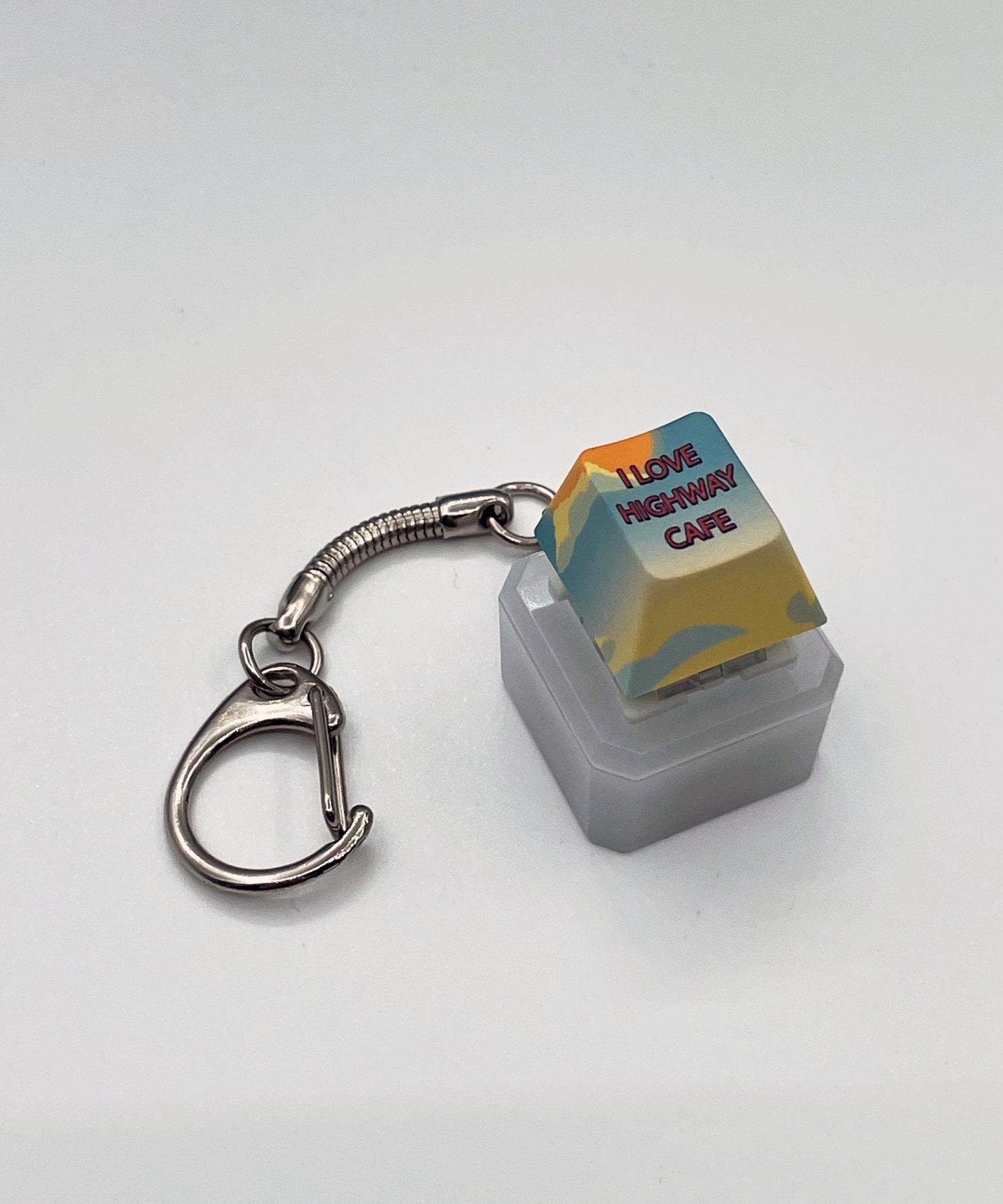 [Ready Stock] Goblintechkeys x Highway Cafe x Trap Nation LED Keycaps Fidget Keychain