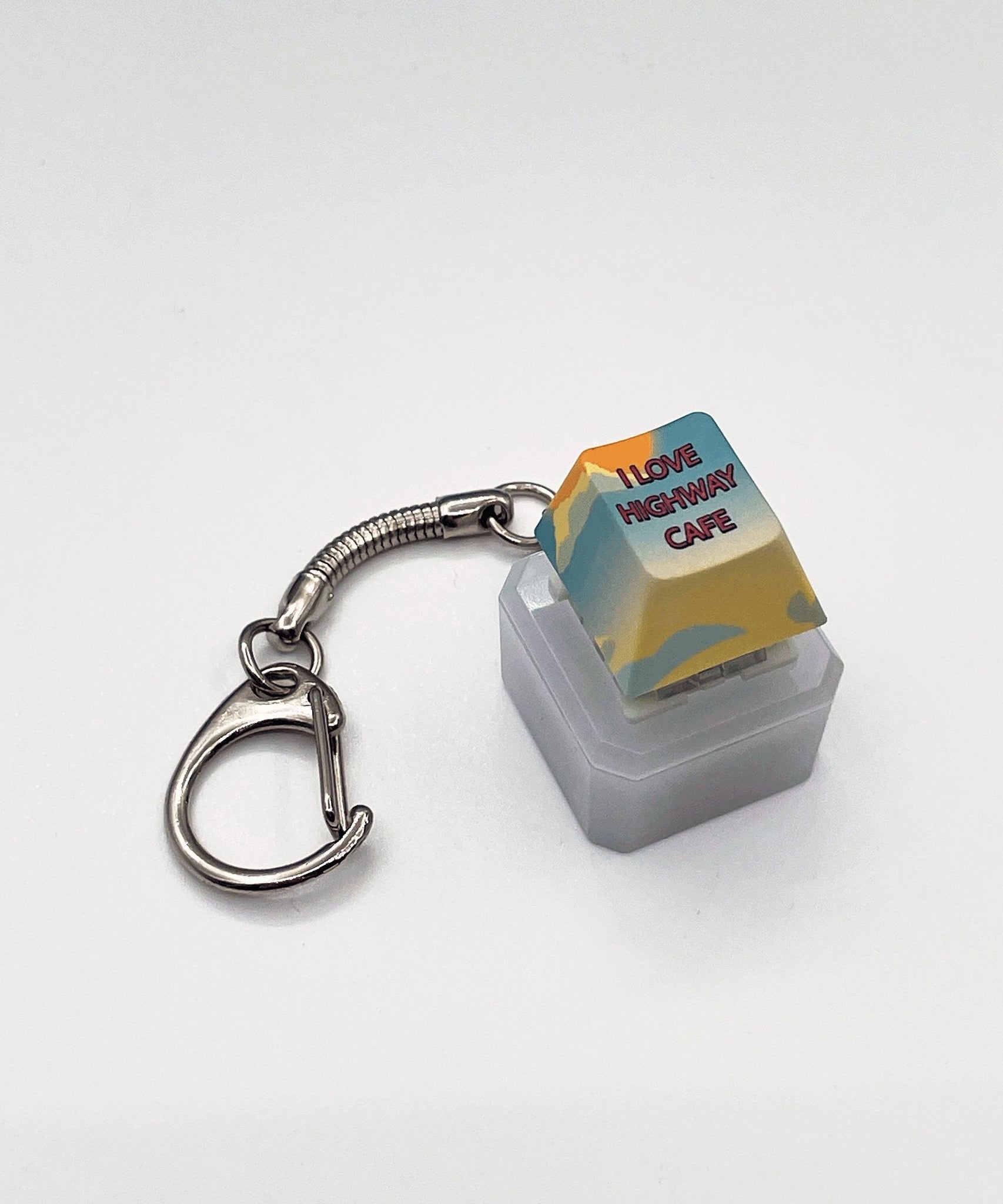 [Ready Stock] Goblintechkeys x Highway Cafe x Trap Nation LED Keycaps Fidget Keychain