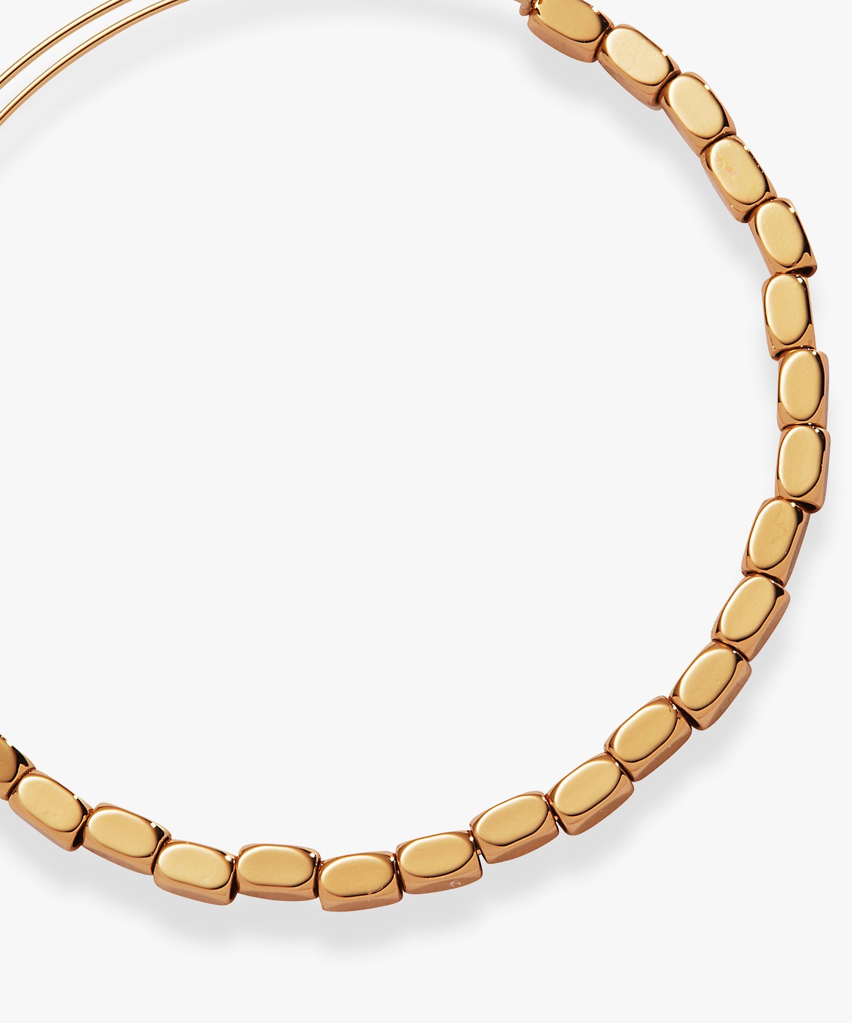 Rectangular Beaded Bangle