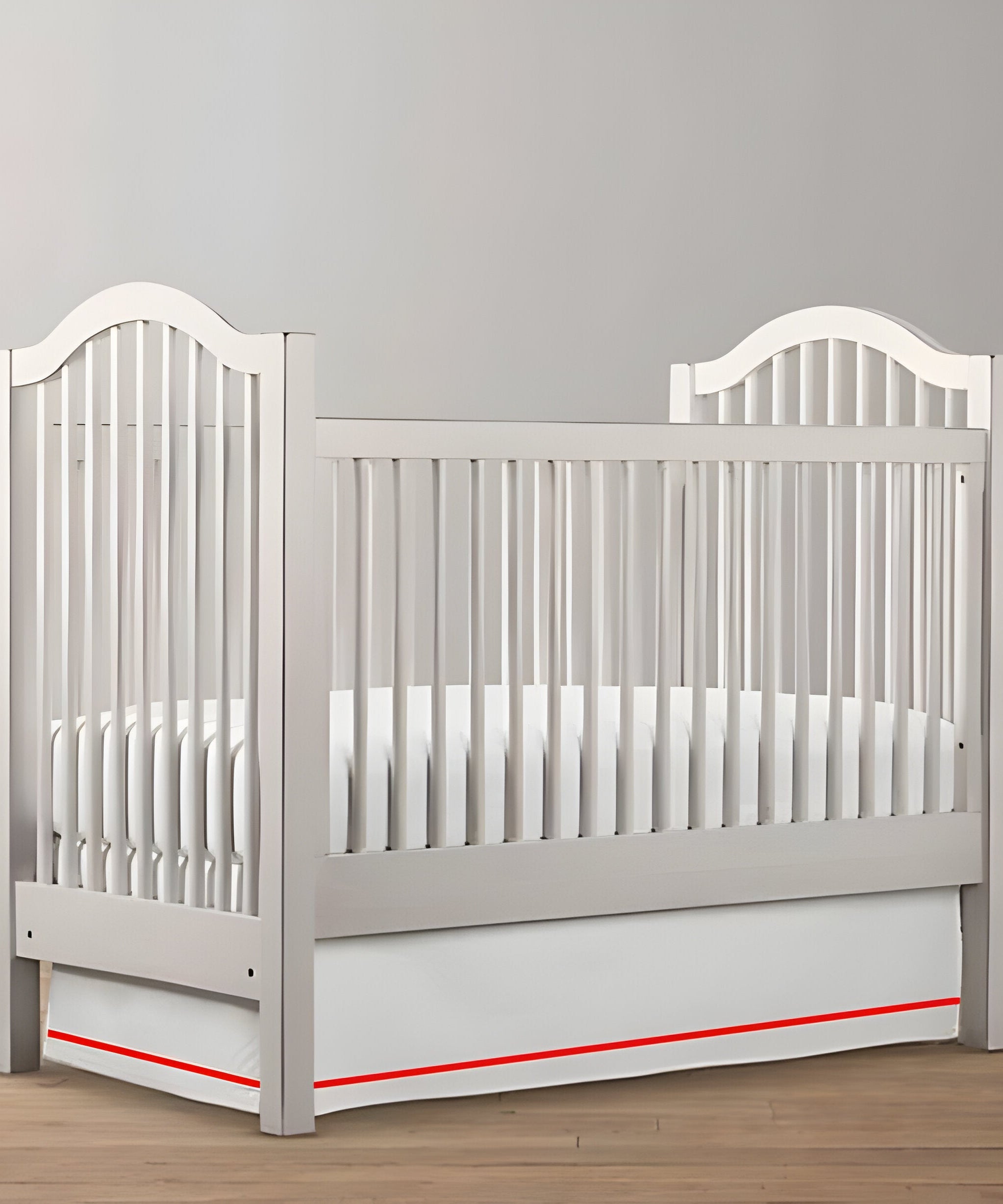 Single Embroidery Cotton Crib Skirt