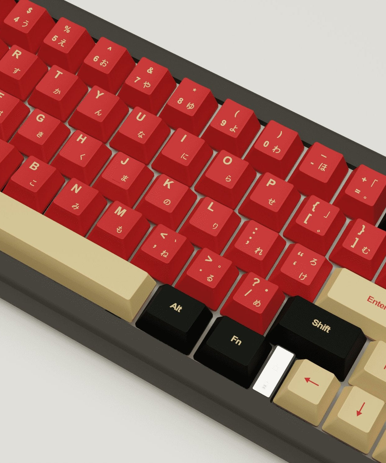 Red Samurai Design Keycaps and Mechanical Keyboard