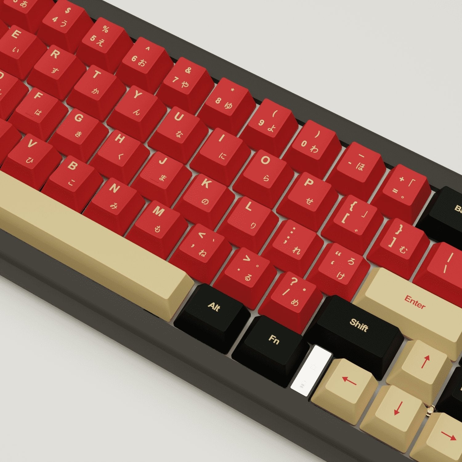 Red Samurai Design Keycaps and Mechanical Keyboard