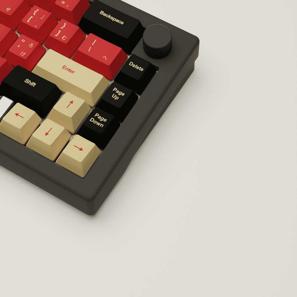 Red Samurai Design Keycaps and Mechanical Keyboard