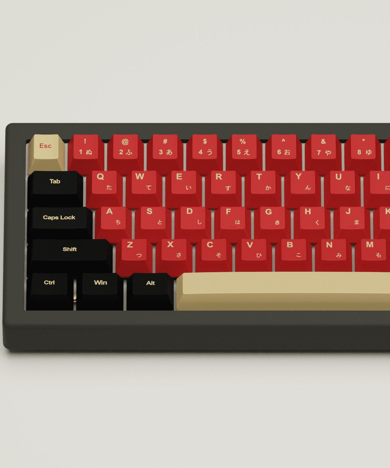 Red Samurai Design Keycaps and Mechanical Keyboard