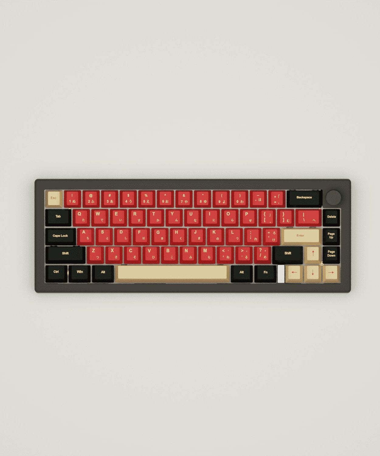 Red Samurai Design Keycaps and Mechanical Keyboard