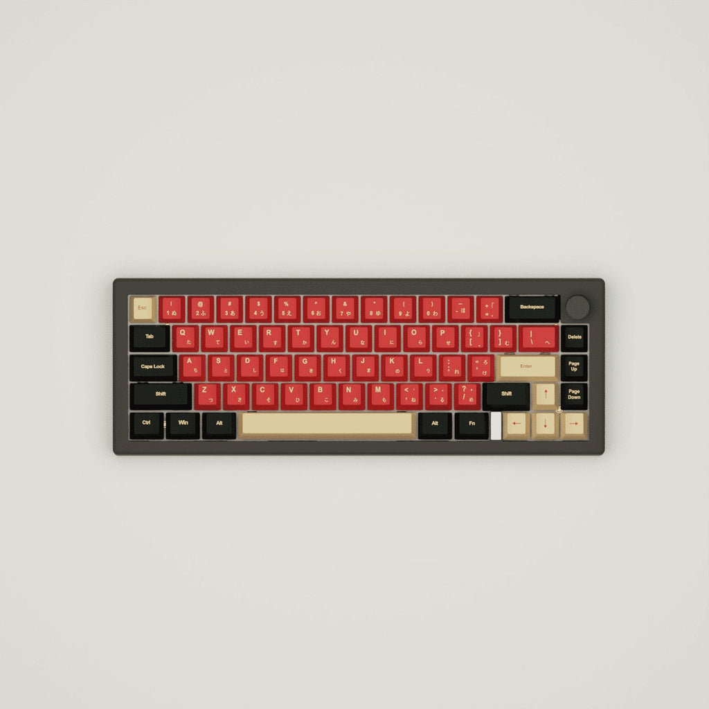 Red Samurai Design Keycaps and Mechanical Keyboard