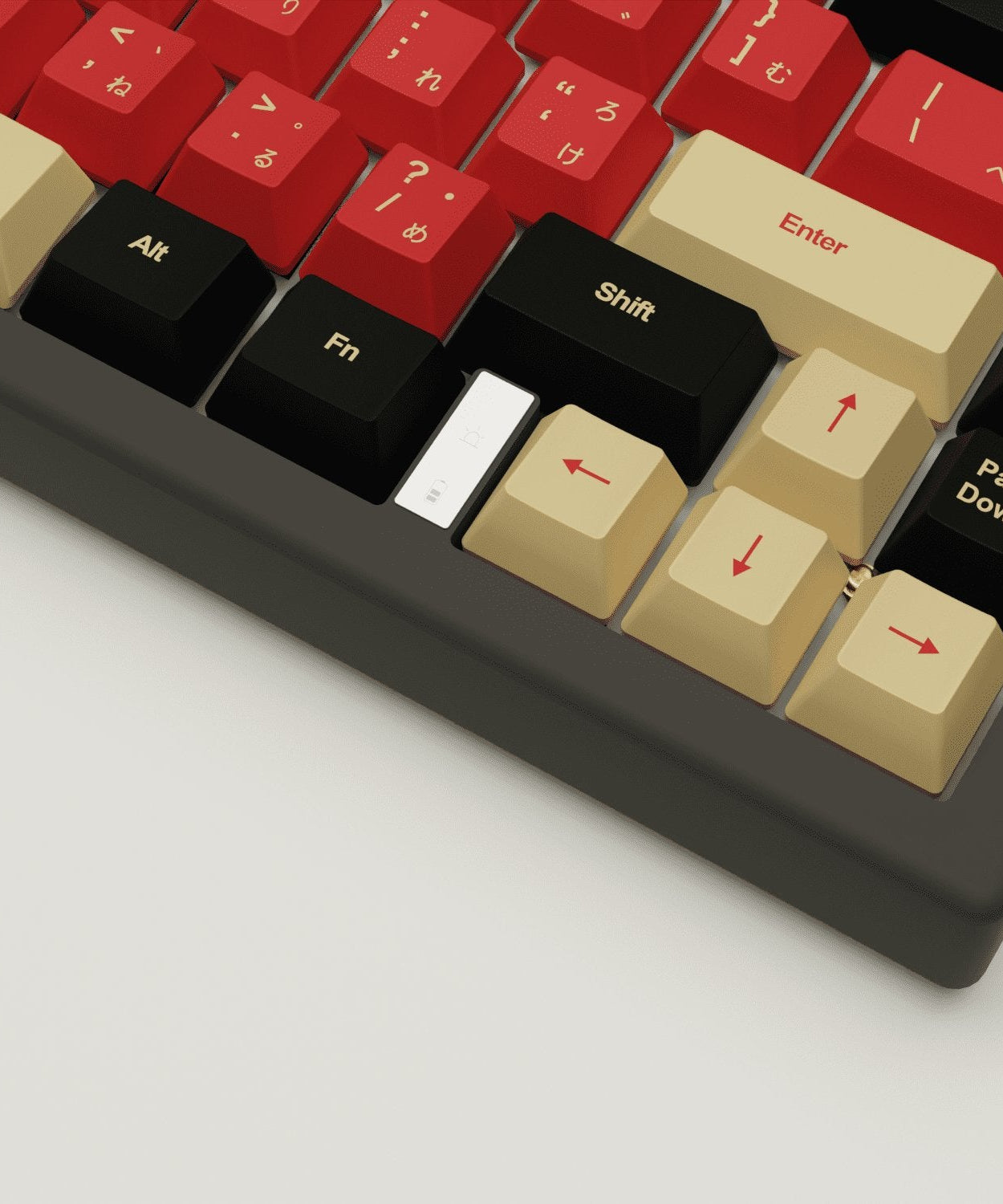 Red Samurai Design Keycaps and Mechanical Keyboard
