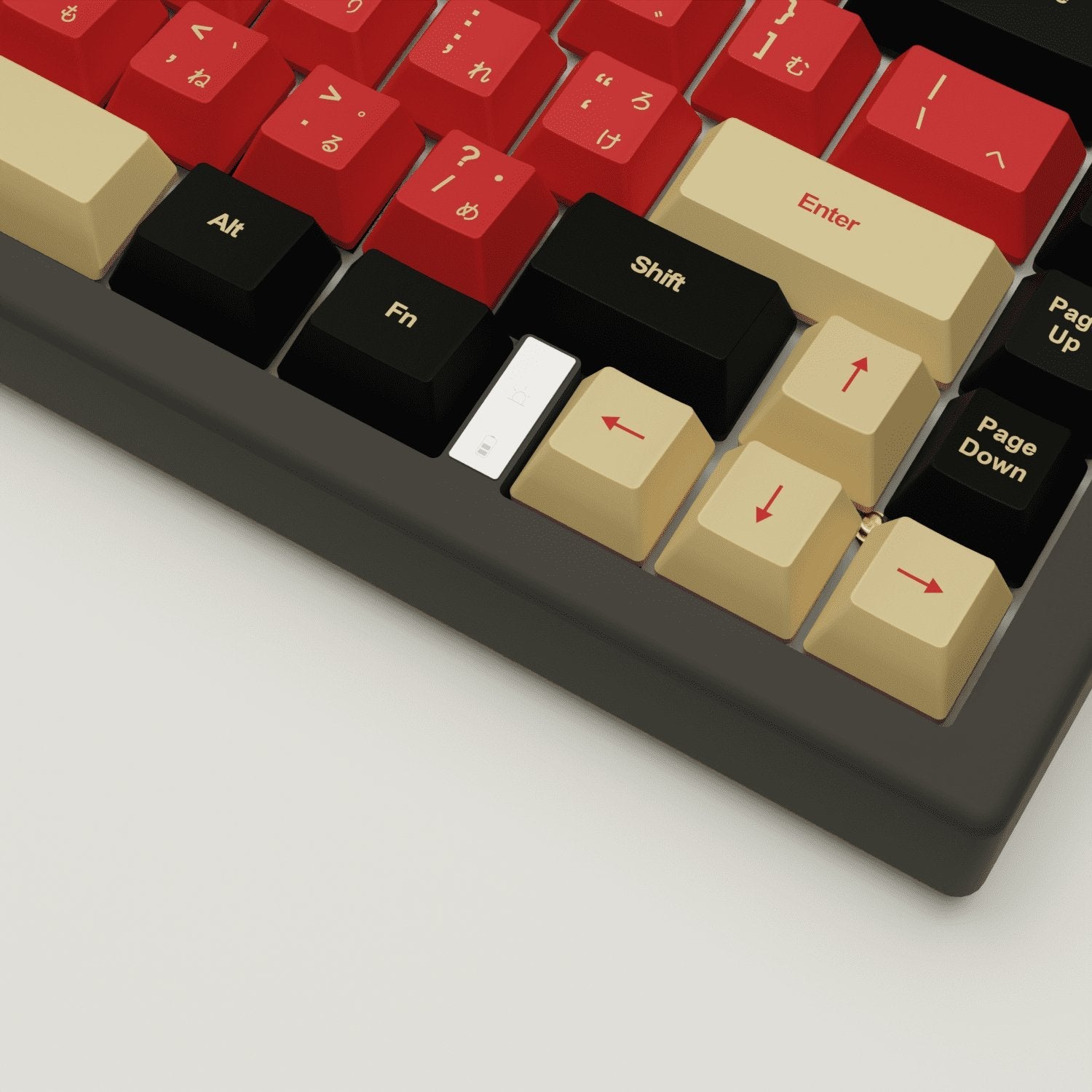 Red Samurai Design Keycaps and Mechanical Keyboard
