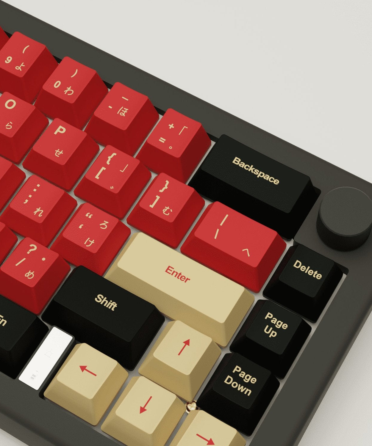 Red Samurai Design Keycaps and Mechanical Keyboard