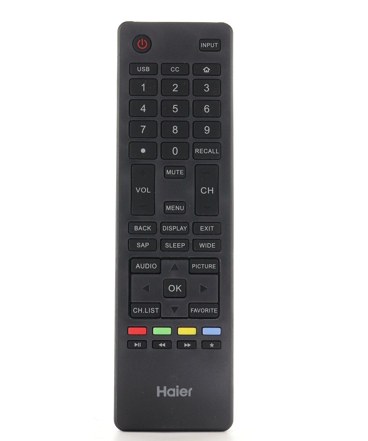 Haier HTR-A18M LED TV Remote Control - B419200010T