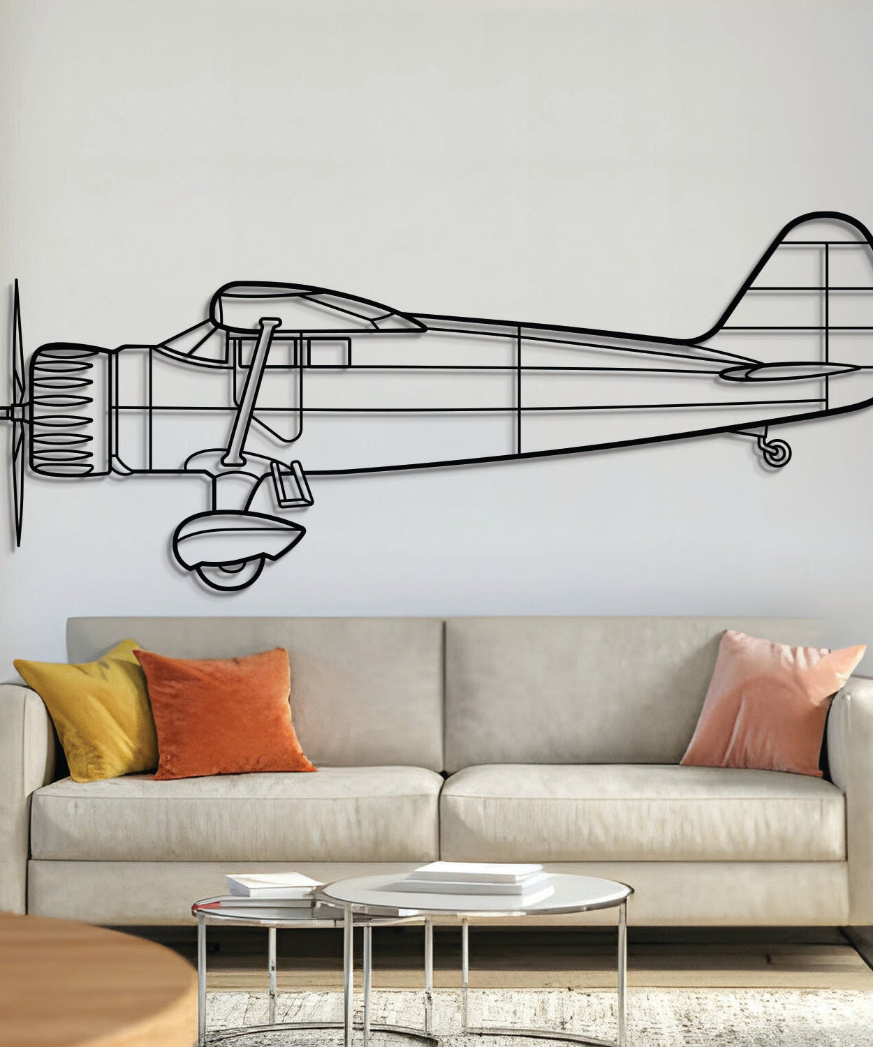 Reliant Metallflugzeug Wandkunst - NCP0489