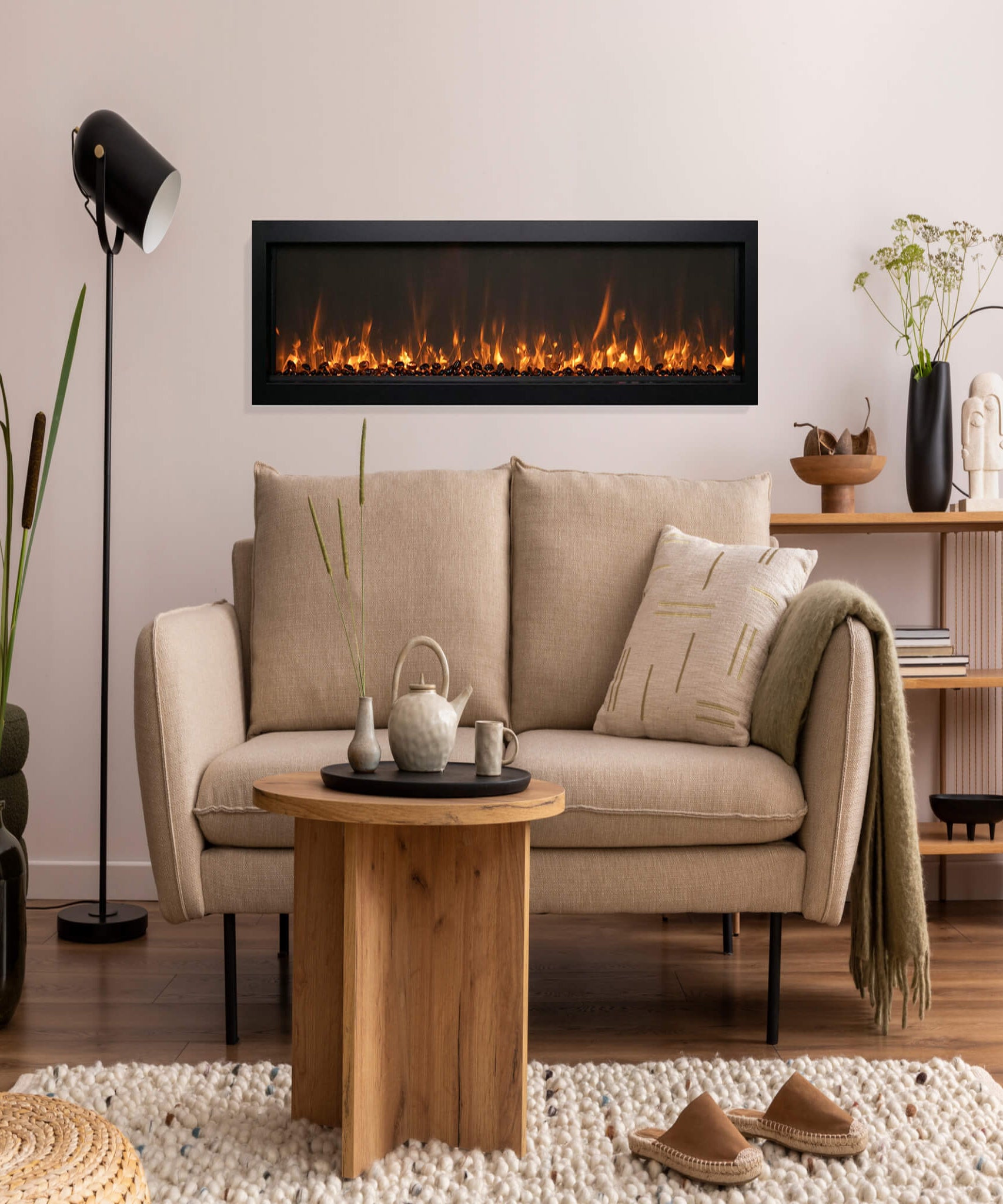 Remii Extra Slim Electric Fireplace [1027-35/45/65-XS] (SAK25687)