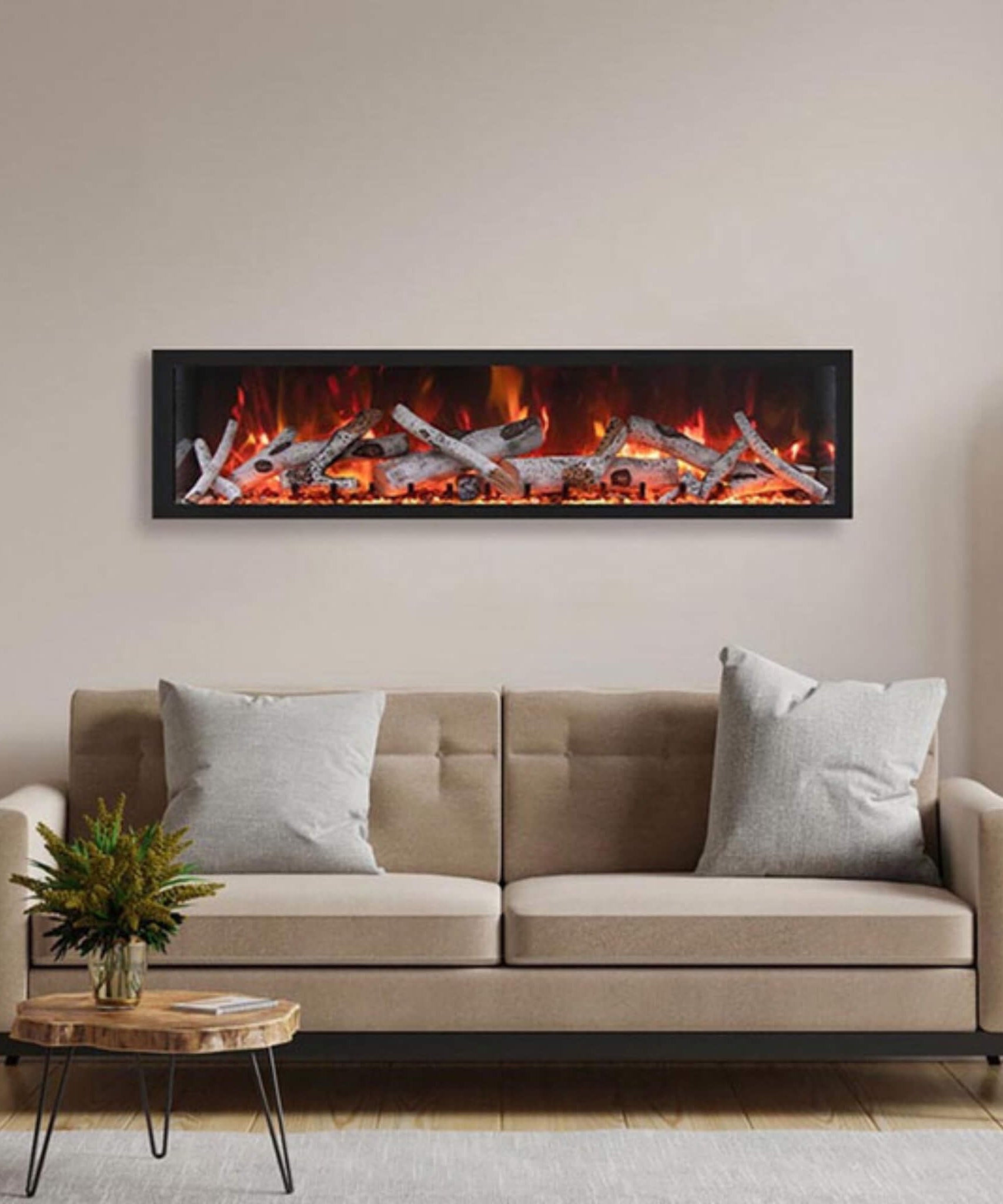 Remii Extra Tall 55-Inch Electric Fireplace With Remote Control [102755-XT] (SAK25578)