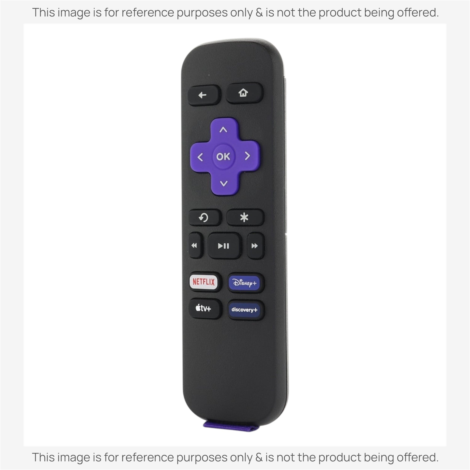 Substitute for Roku RC-ALIR EXPRESS Streaming Remote Control 3226001237 [RRST01]