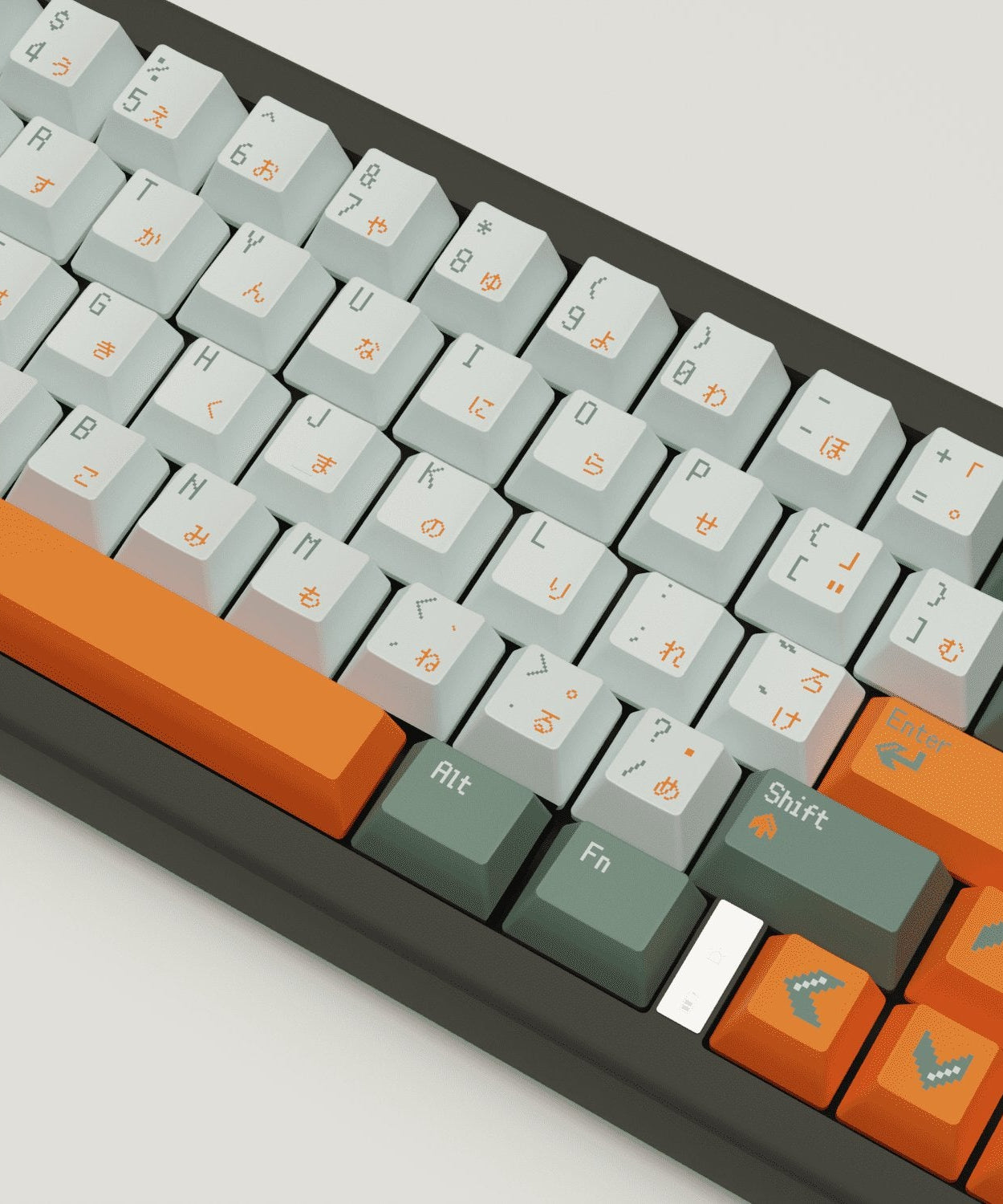 Retro Design Keycaps and Mechanical Keyboard